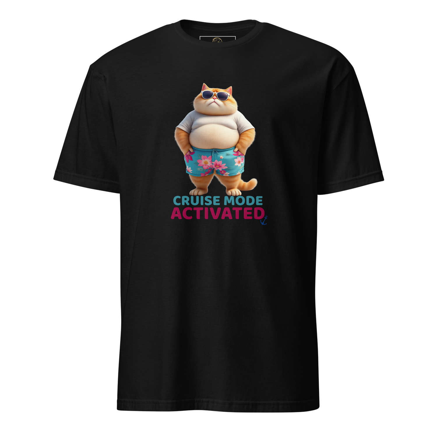 Cruising Chubby Cat Short-Sleeve Unisex T-Shirt