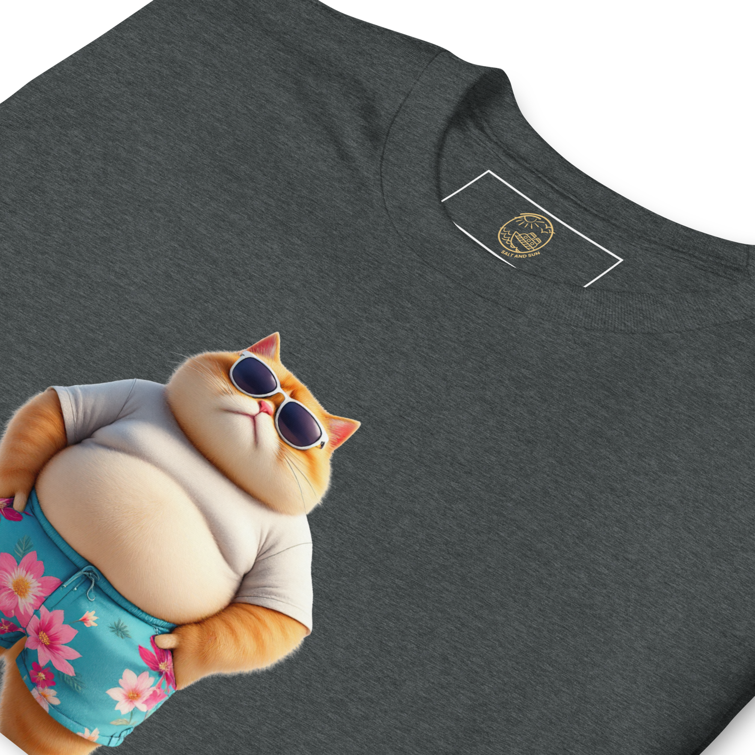 Cruising Chubby Cat Short-Sleeve Unisex T-Shirt