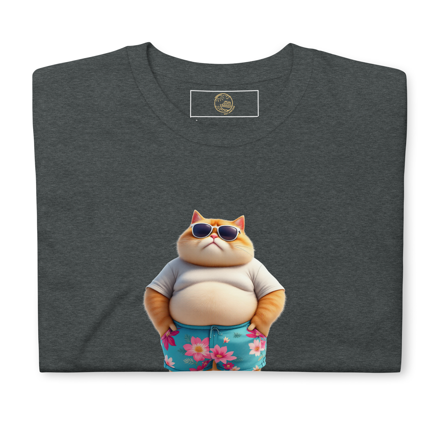 Cruising Chubby Cat Short-Sleeve Unisex T-Shirt