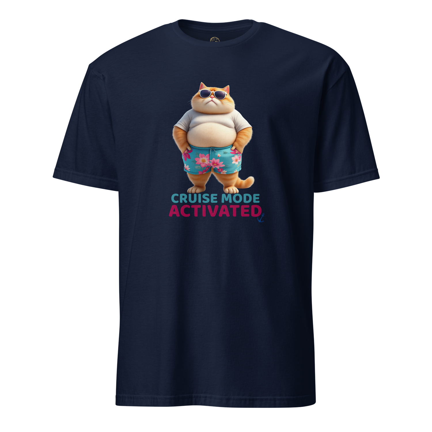 Cruising Chubby Cat Short-Sleeve Unisex T-Shirt