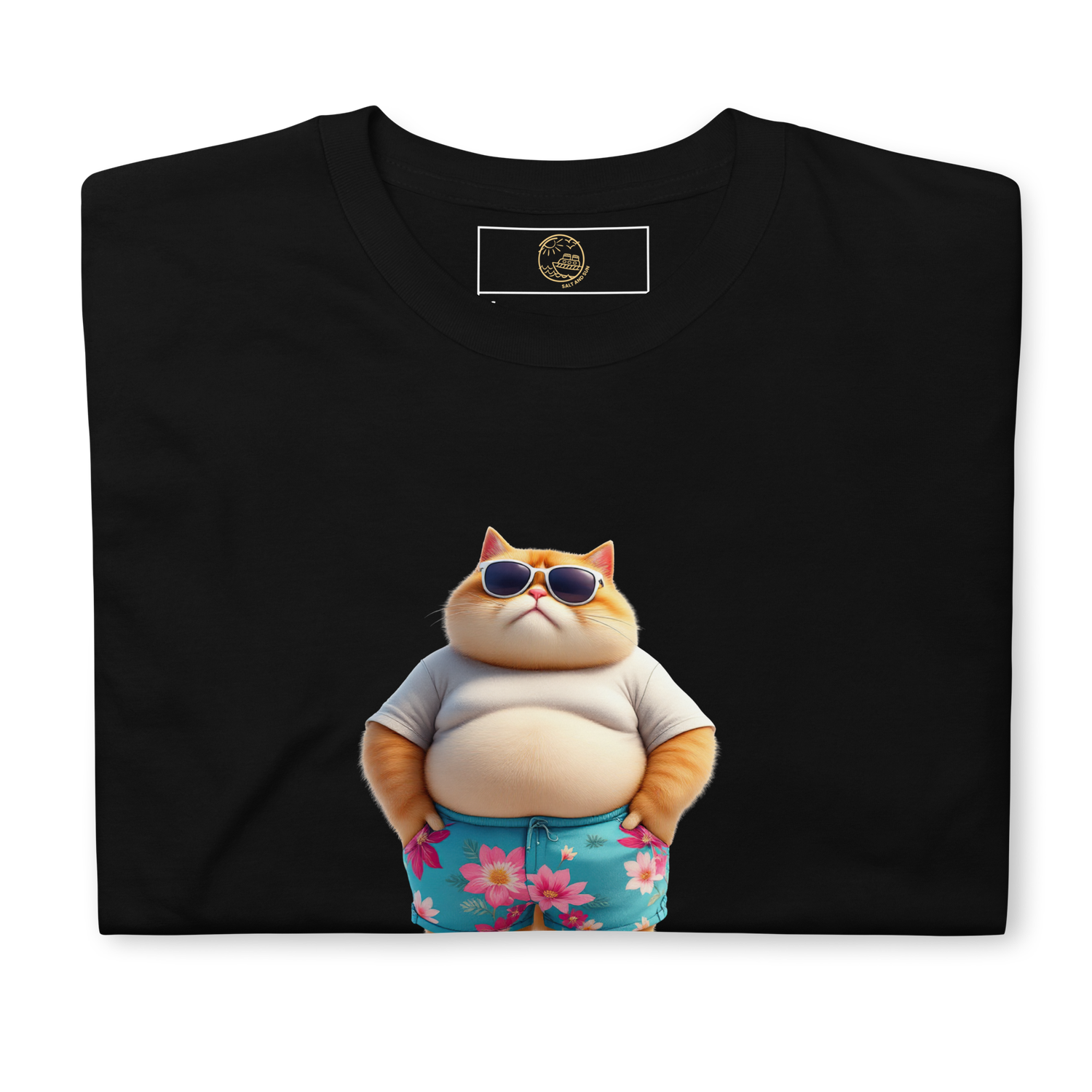 Cruising Chubby Cat Short-Sleeve Unisex T-Shirt