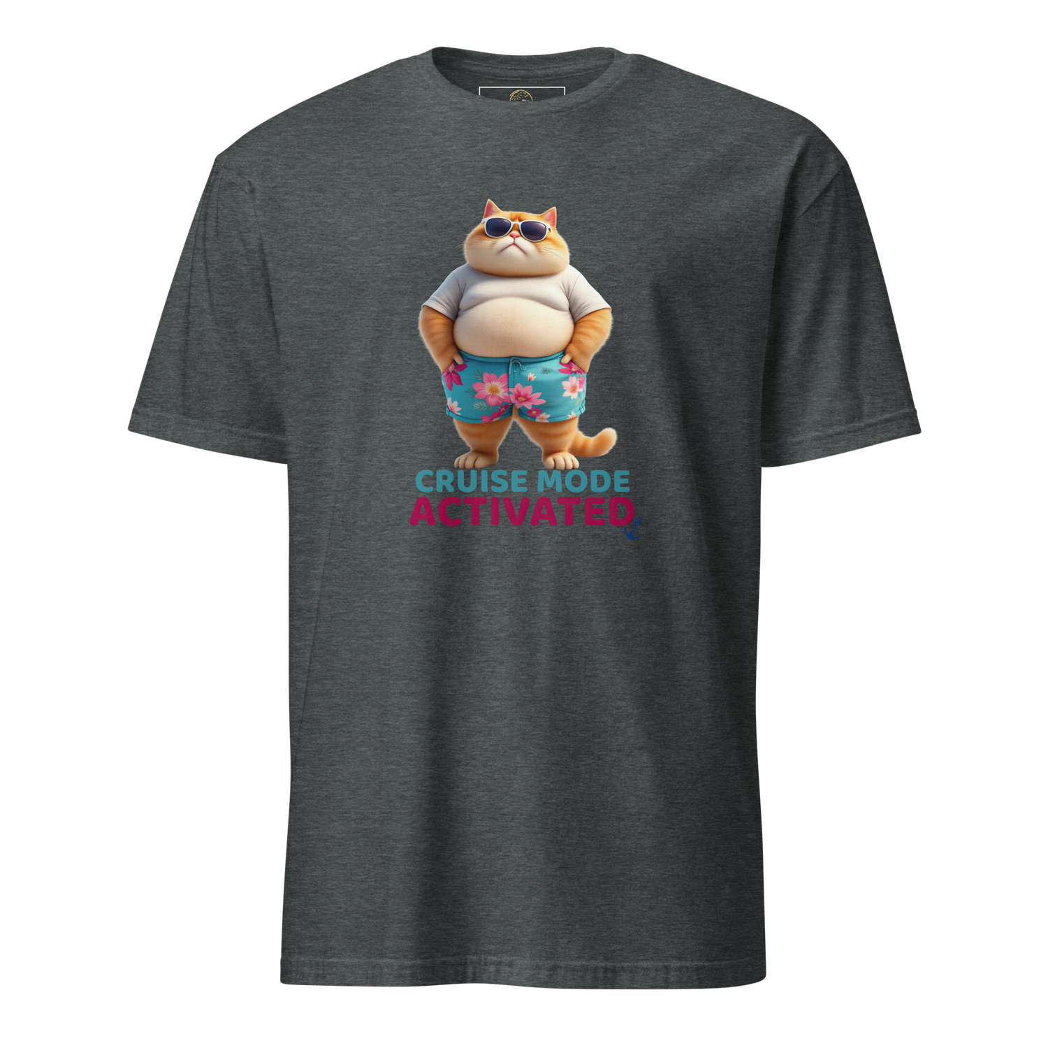 Cruising Chubby Cat Short-Sleeve Unisex T-Shirt