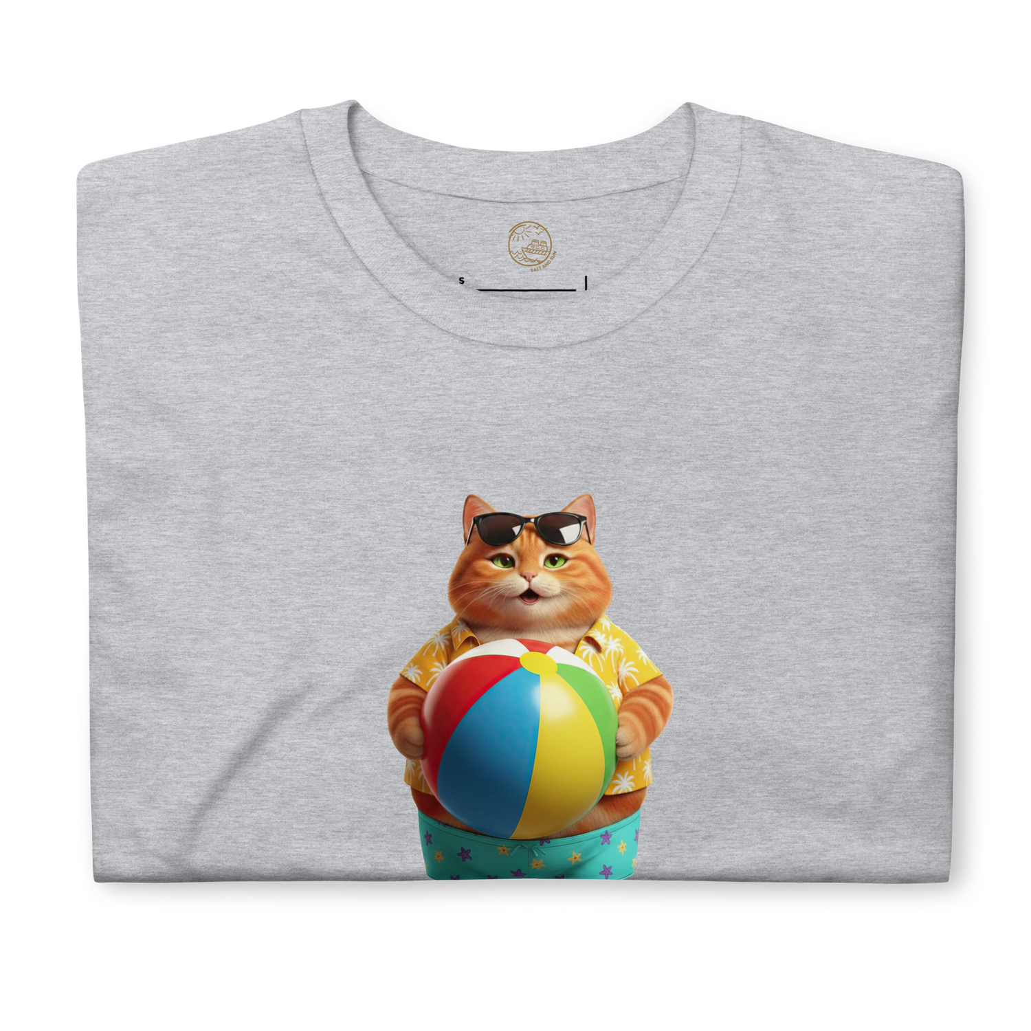 Beach Body Chubby Cat Short-Sleeve Unisex T-Shirt