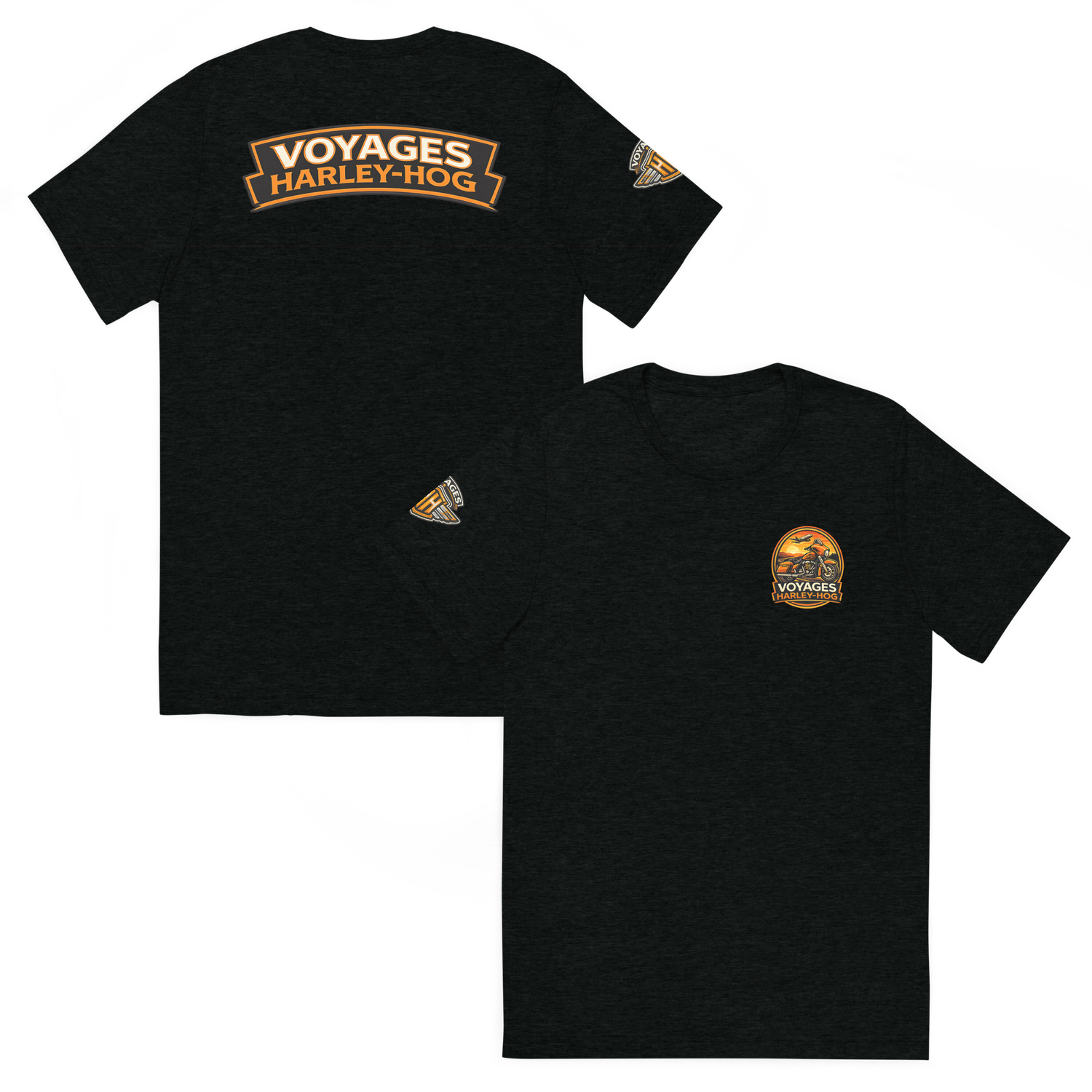 Voyages Harley-Hog TRIBLEND Unisex T-shirt