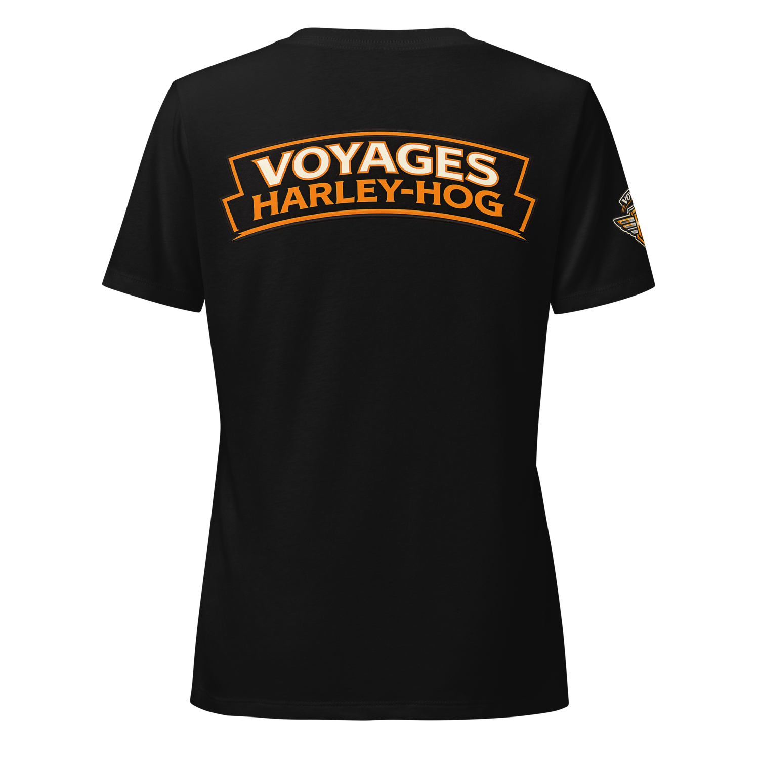 Voyage Harley Hog Women’s relaxed v-neck t-shirt