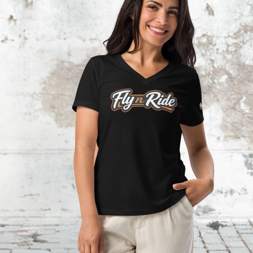 Fly n Ride CRUISER Women’s relaxed v-neck t-shirt