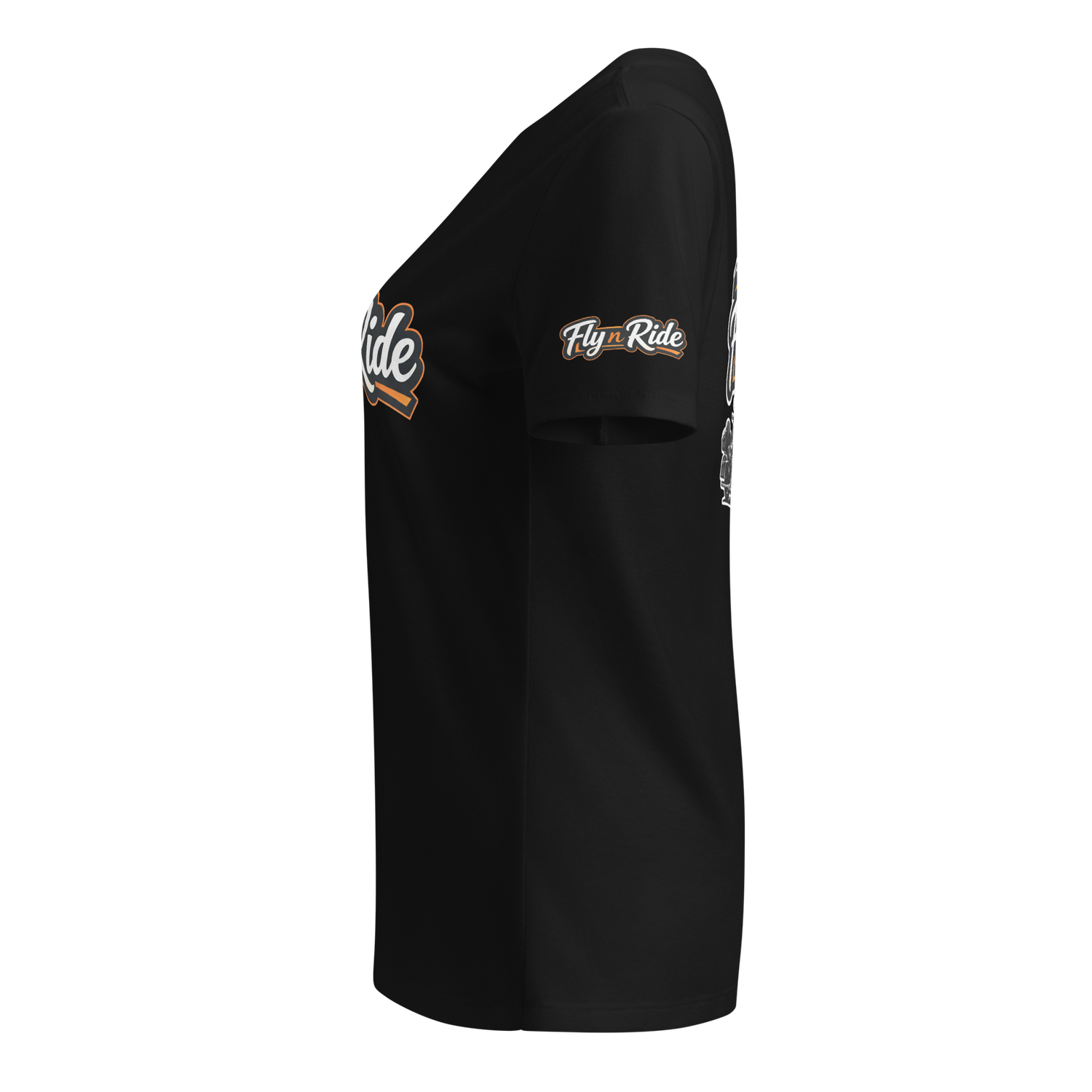 Fly N Ride ADVENTURE BIKE Women’s relaxed v-neck t-shirt