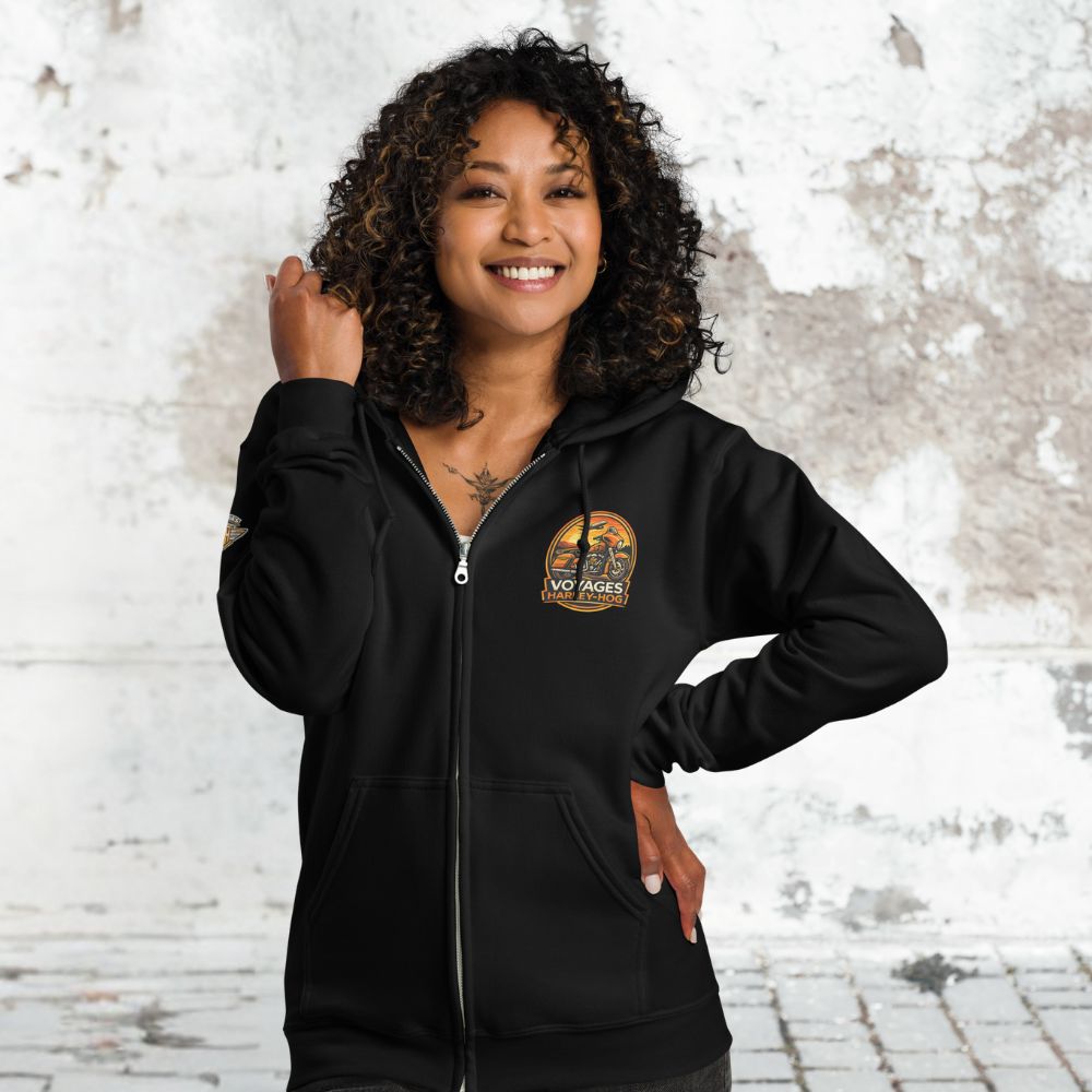 Voyage Harley -Hog Unisex heavy blend zipped hoodie