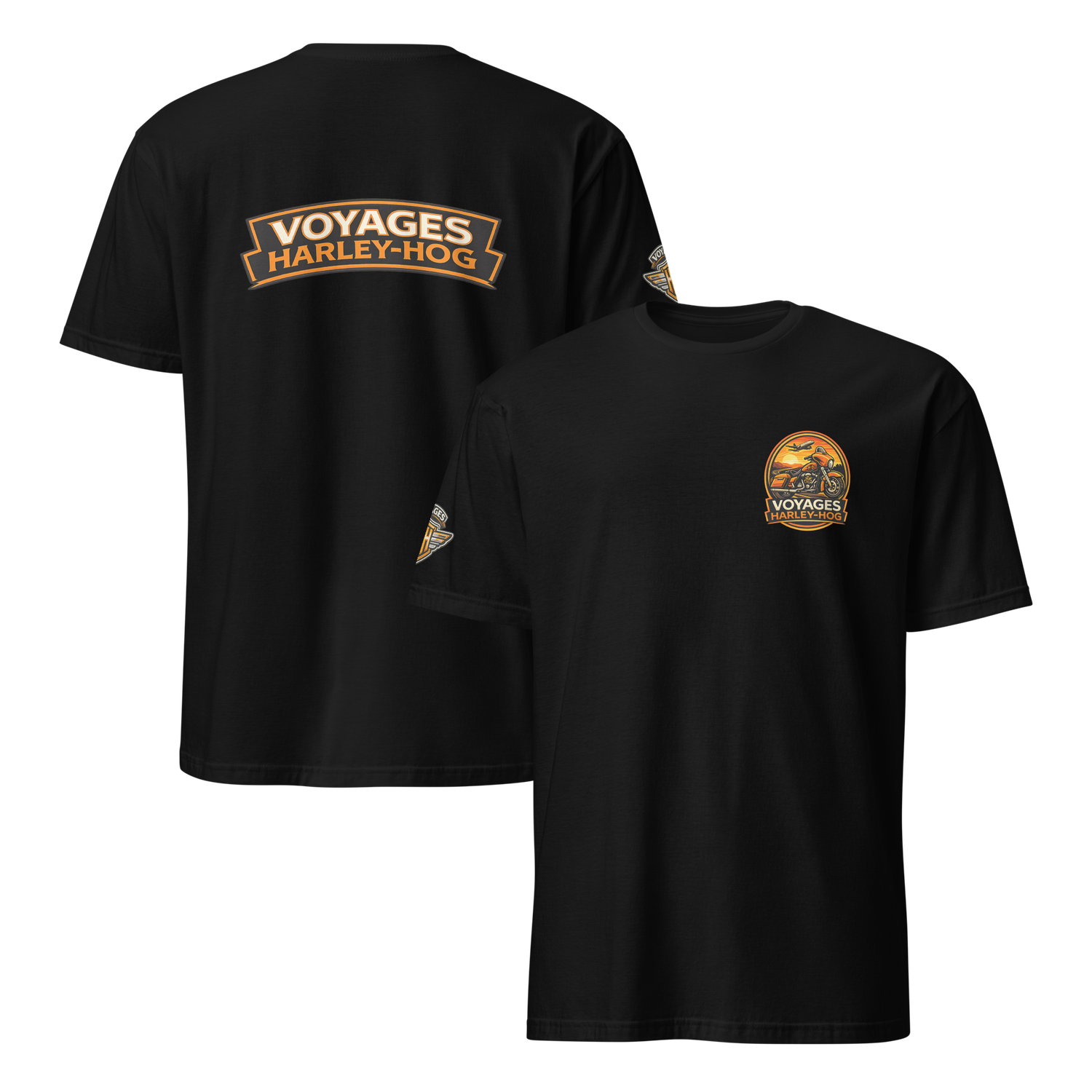 Voyages Harley-Hog Softstyle Short-Sleeve Unisex T-Shirt