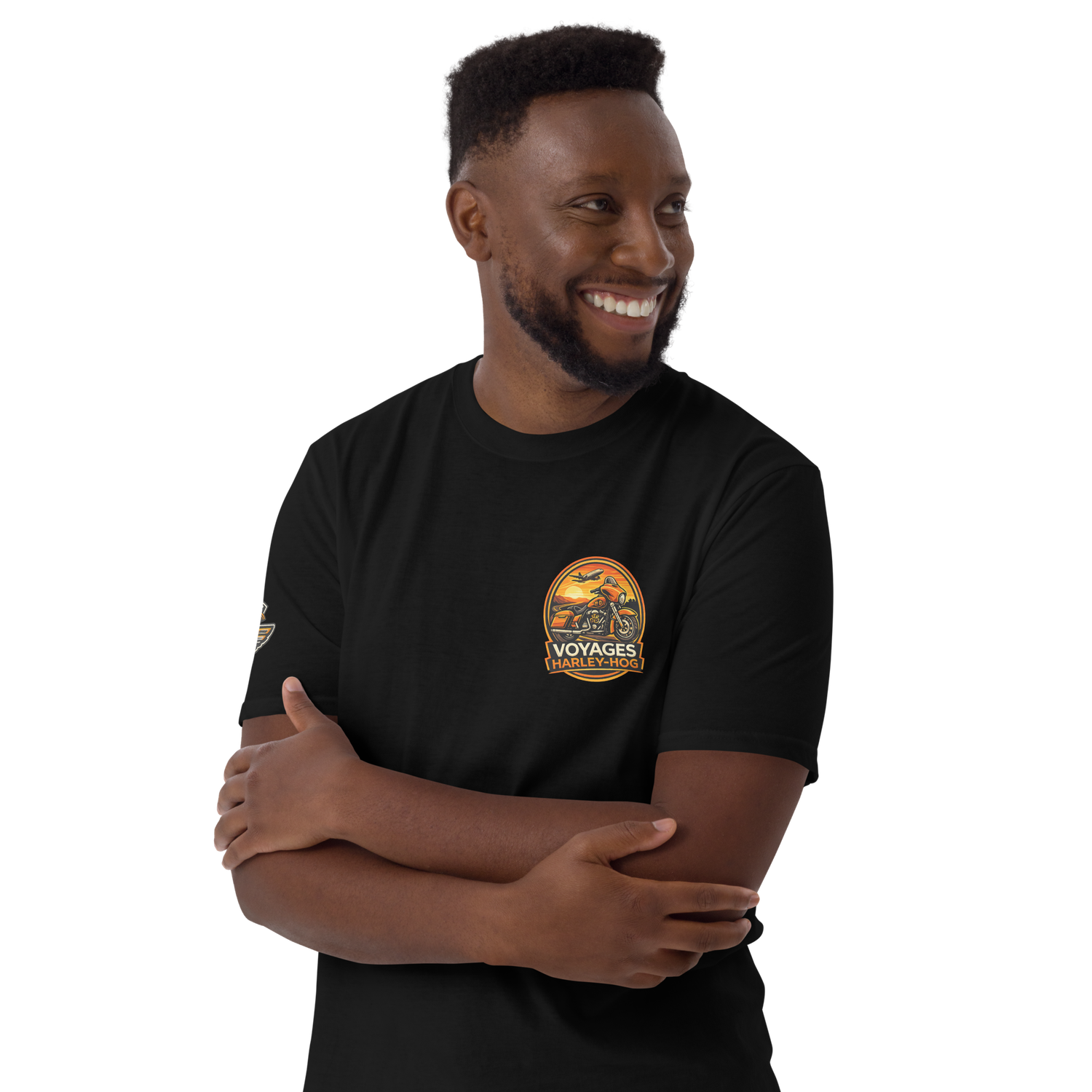 Voyages Harley-Hog Softstyle Short-Sleeve Unisex T-Shirt