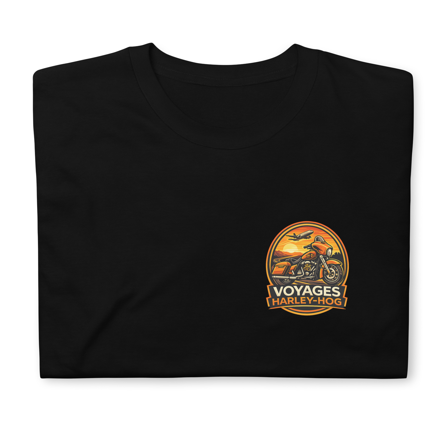 Voyages Harley-Hog Softstyle Short-Sleeve Unisex T-Shirt
