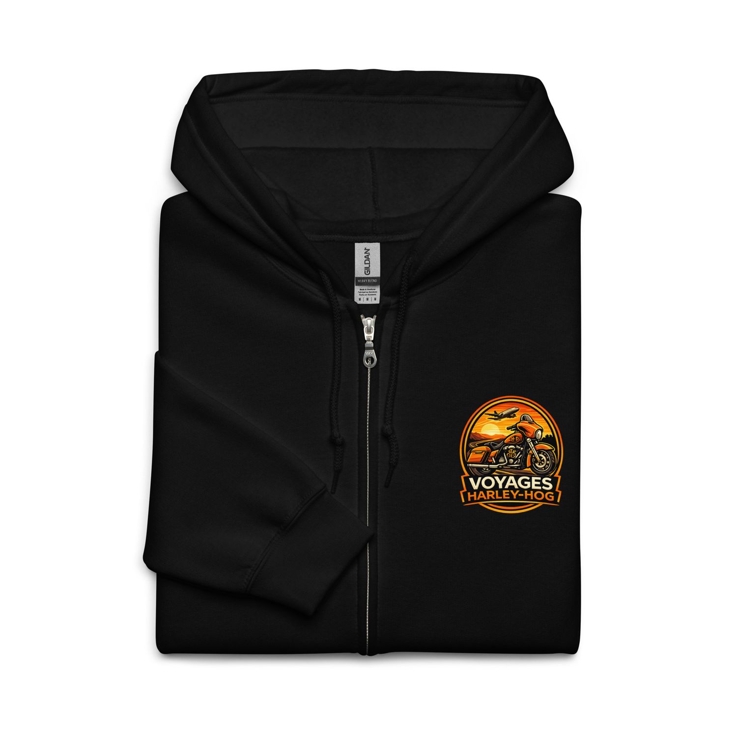 Voyage Harley -Hog Unisex heavy blend zipped hoodie