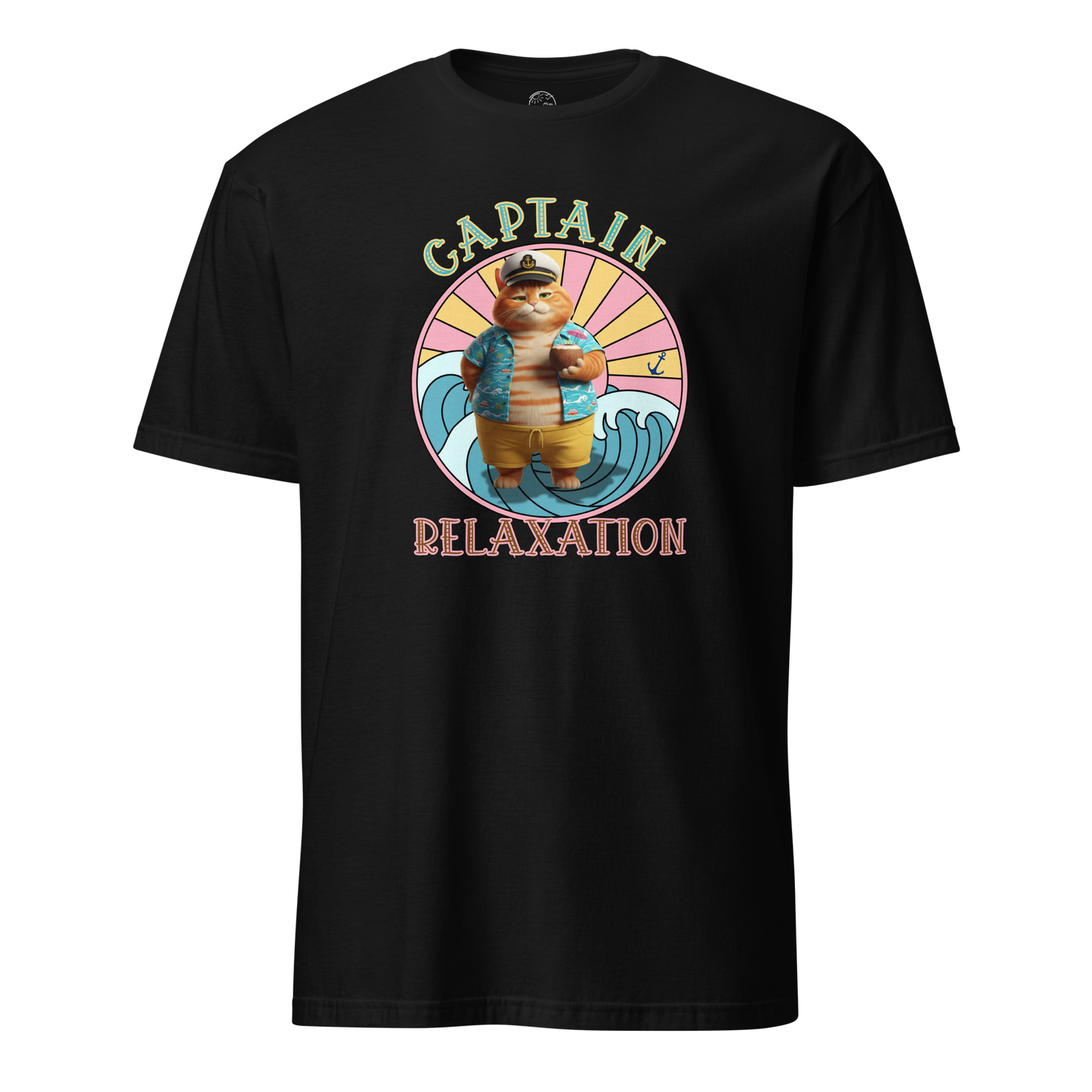 Tropical Tabby "Captain Relaxation" Unisex T-Shirt