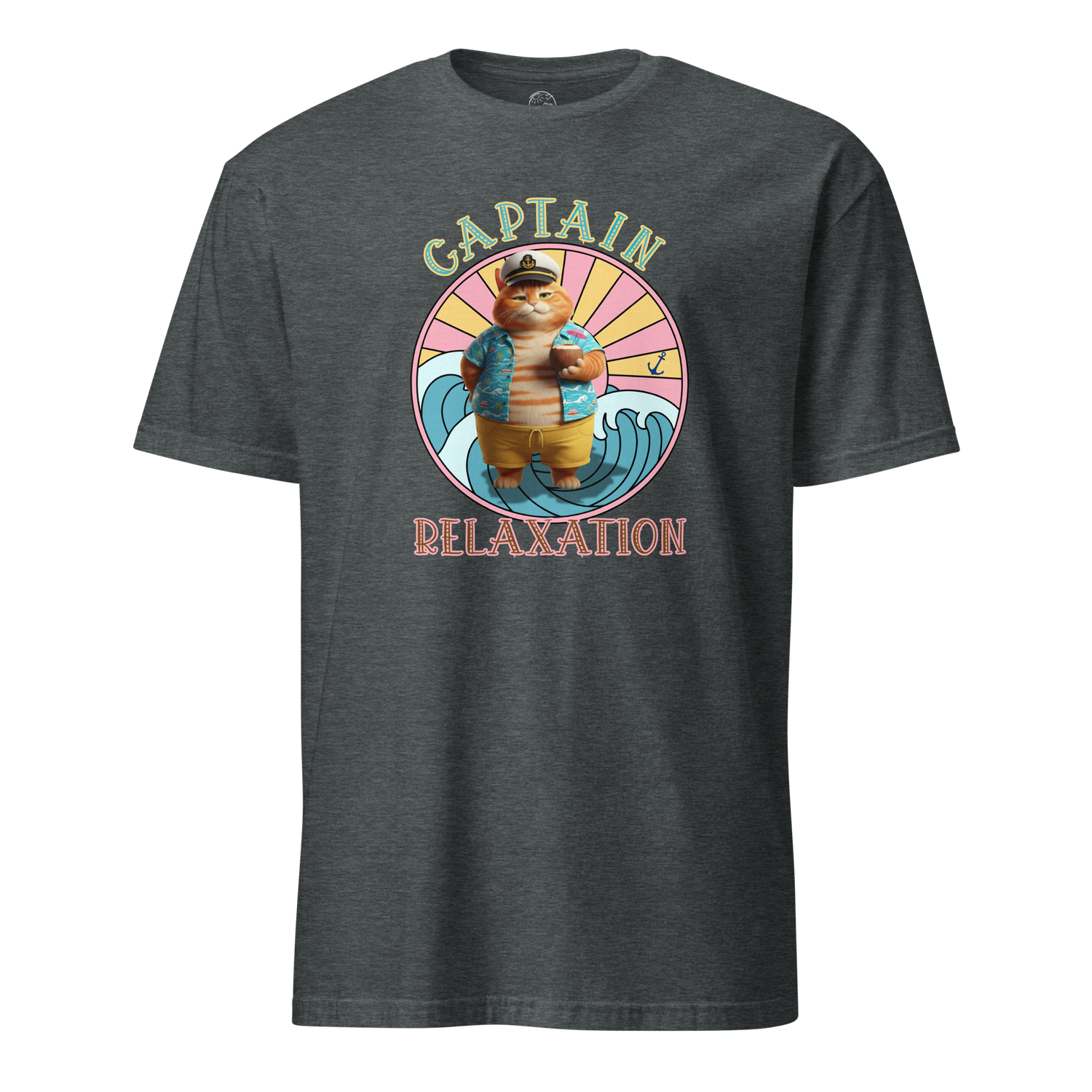 Tropical Tabby "Captain Relaxation" Unisex T-Shirt