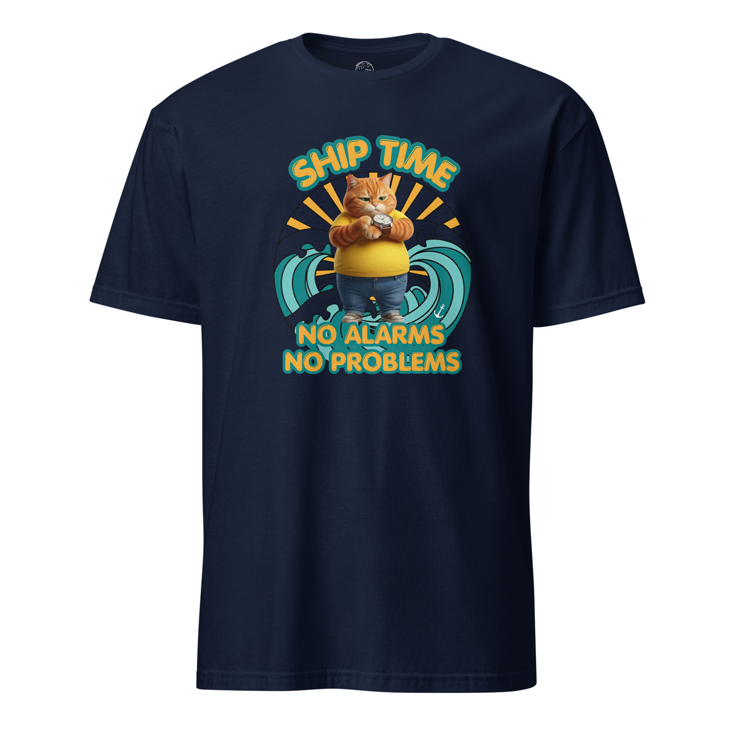 Tropical Tabby "I’m on SHIP TIME" Unisex T-Shirt