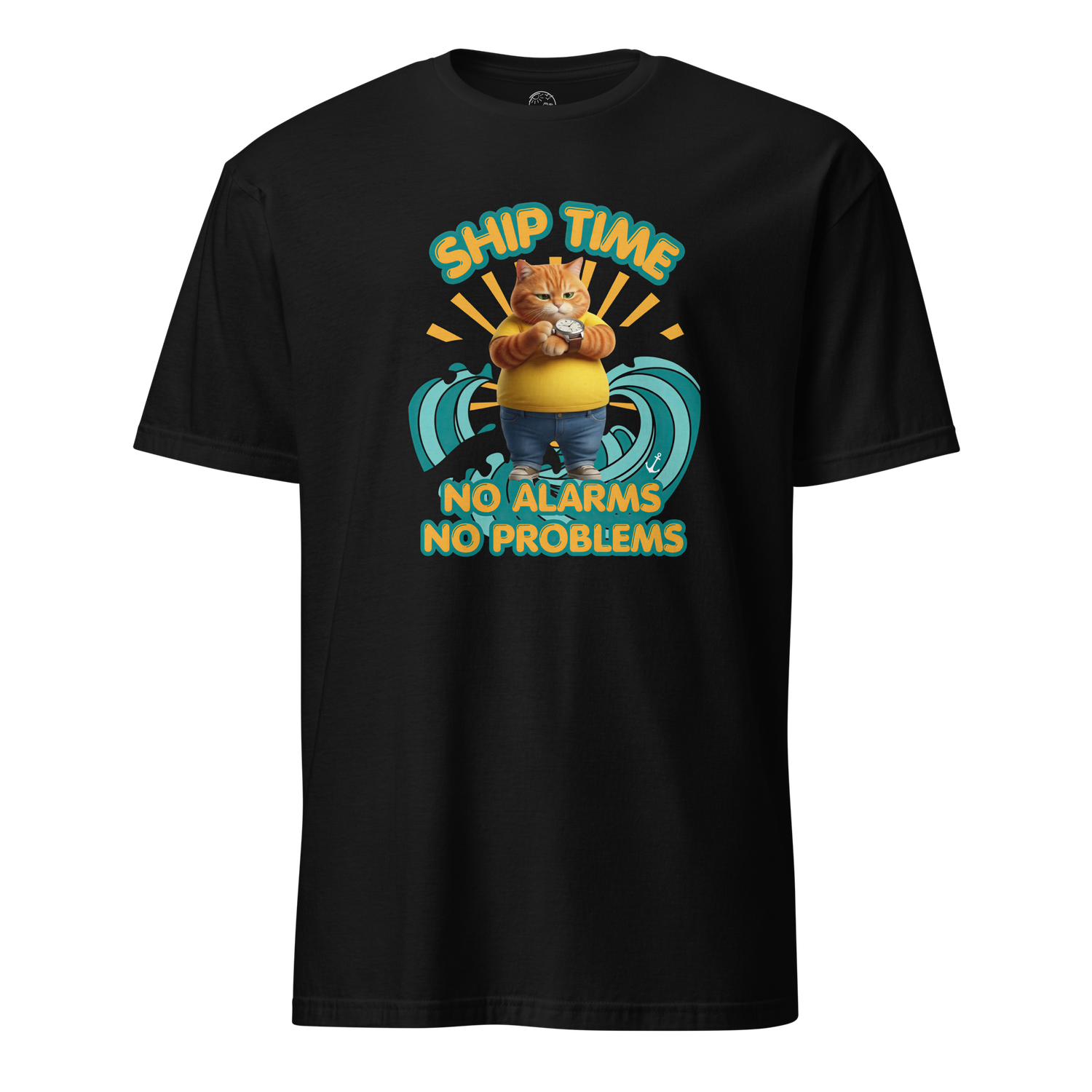 Tropical Tabby "I’m on SHIP TIME" Unisex T-Shirt