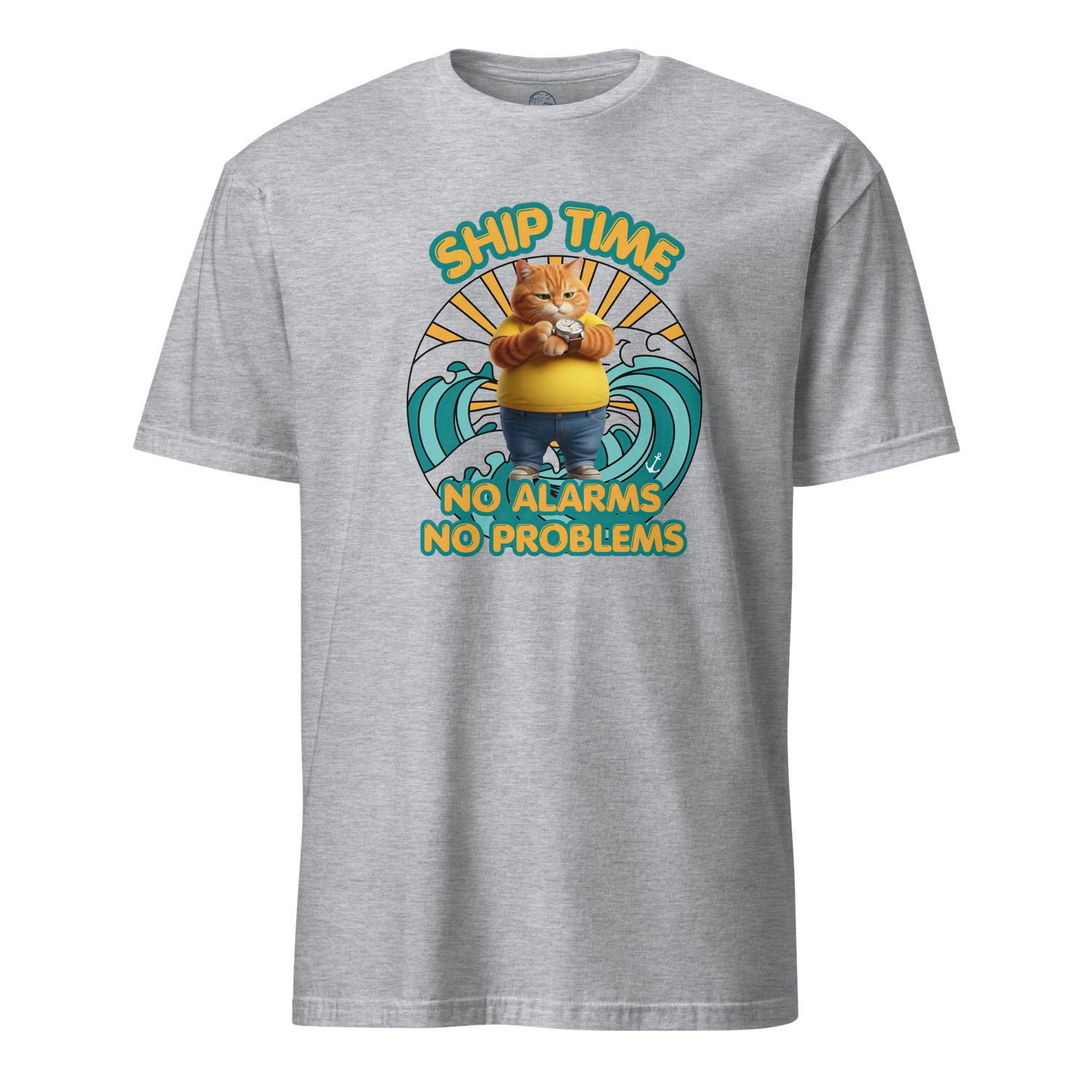 Tropical Tabby "I’m on SHIP TIME" Unisex T-Shirt