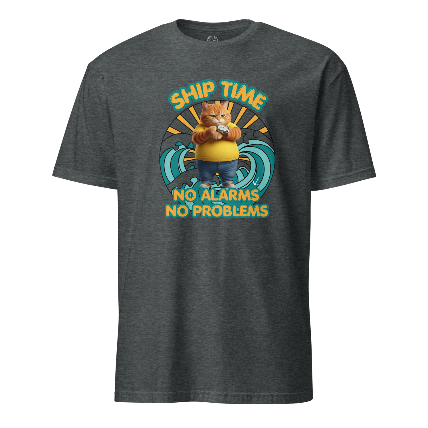 Tropical Tabby "I’m on SHIP TIME" Unisex T-Shirt