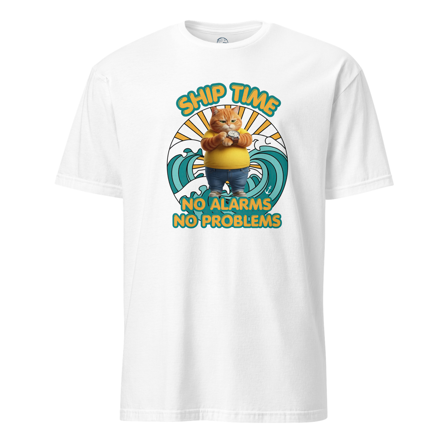 Tropical Tabby "I’m on SHIP TIME" Unisex T-Shirt