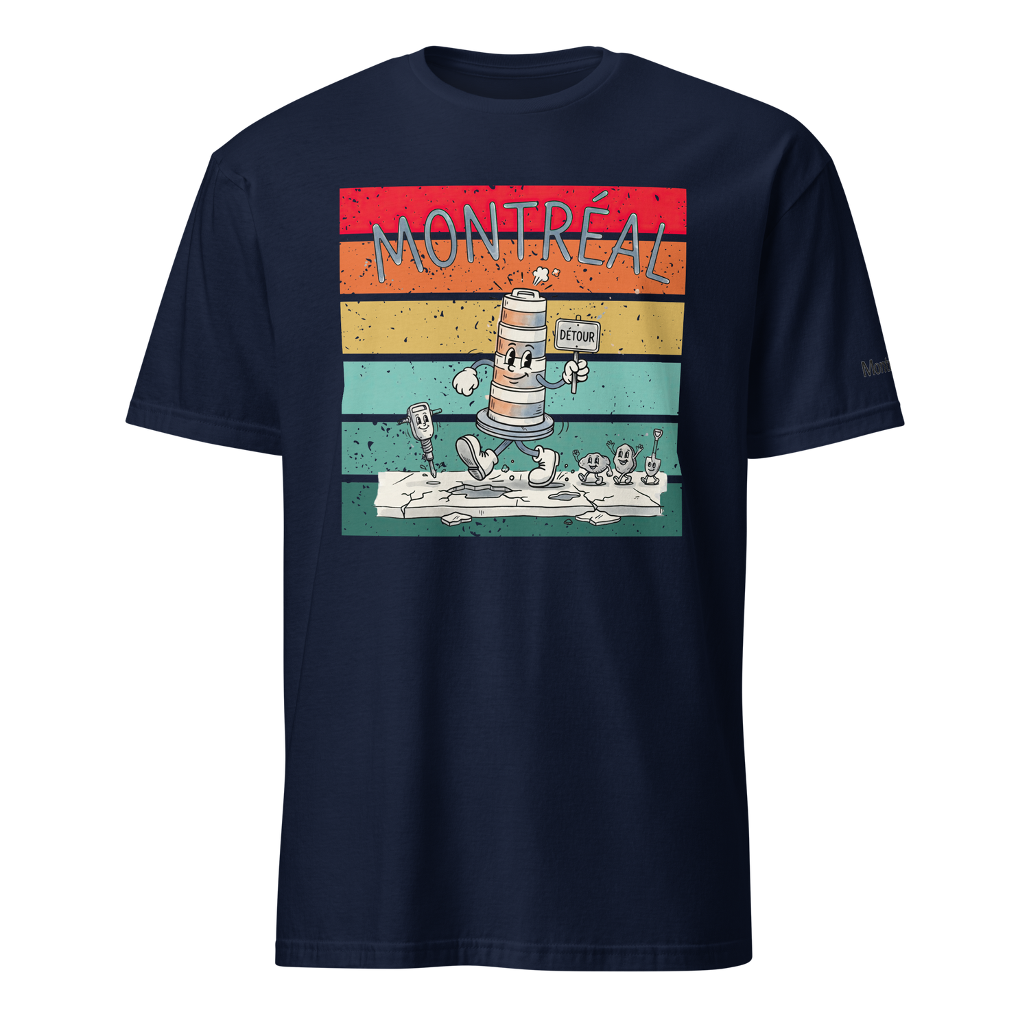Montreal Traffic Cone Short-Sleeve Unisex T-Shirt