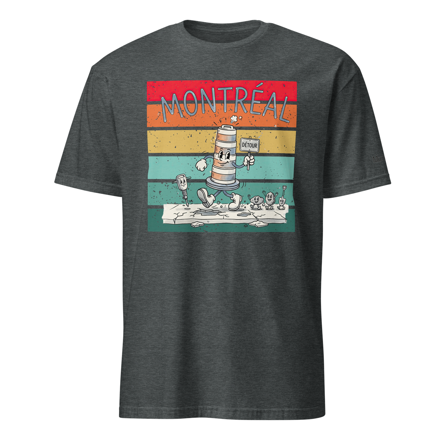 Montreal Traffic Cone Short-Sleeve Unisex T-Shirt