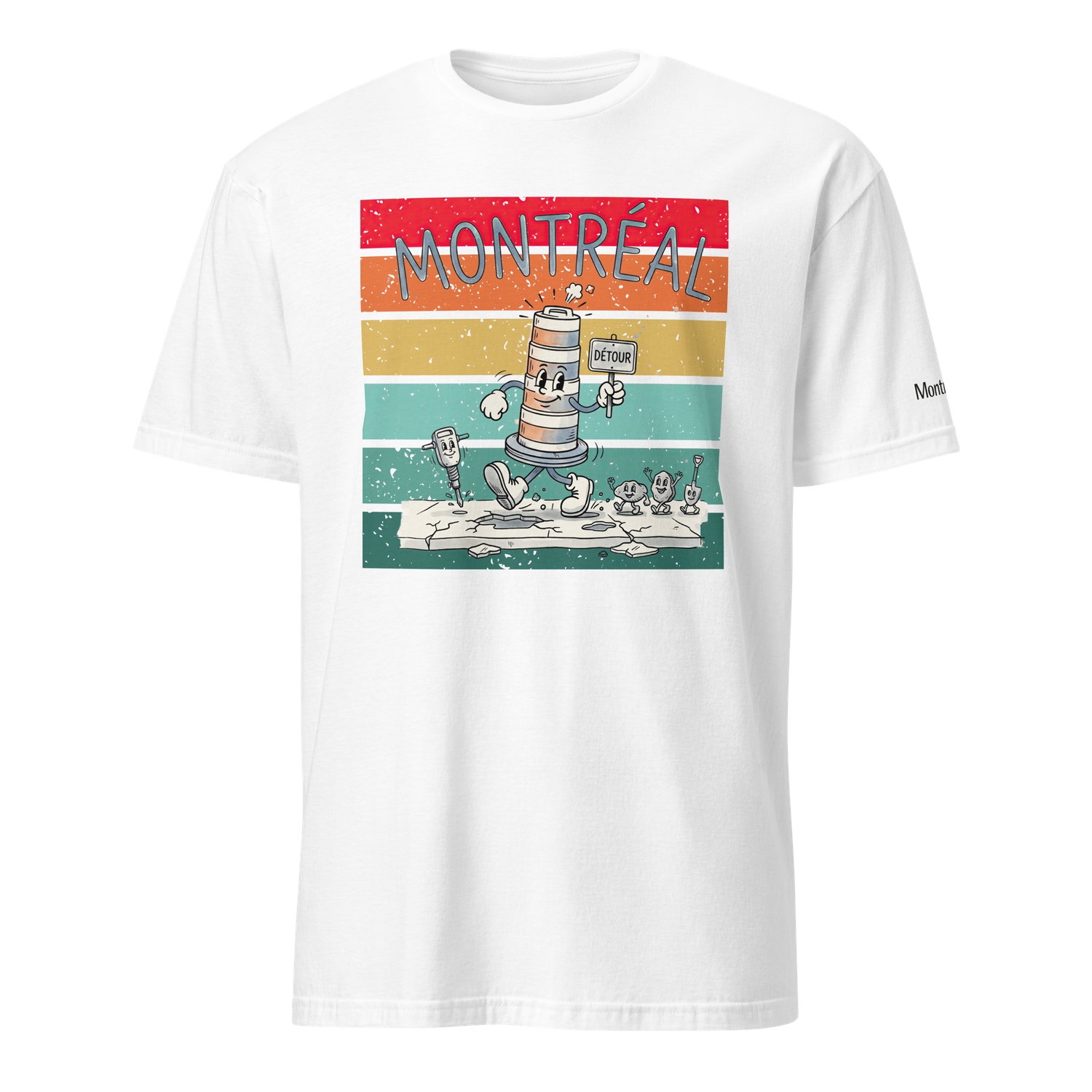 Montreal Traffic Cone Short-Sleeve Unisex T-Shirt
