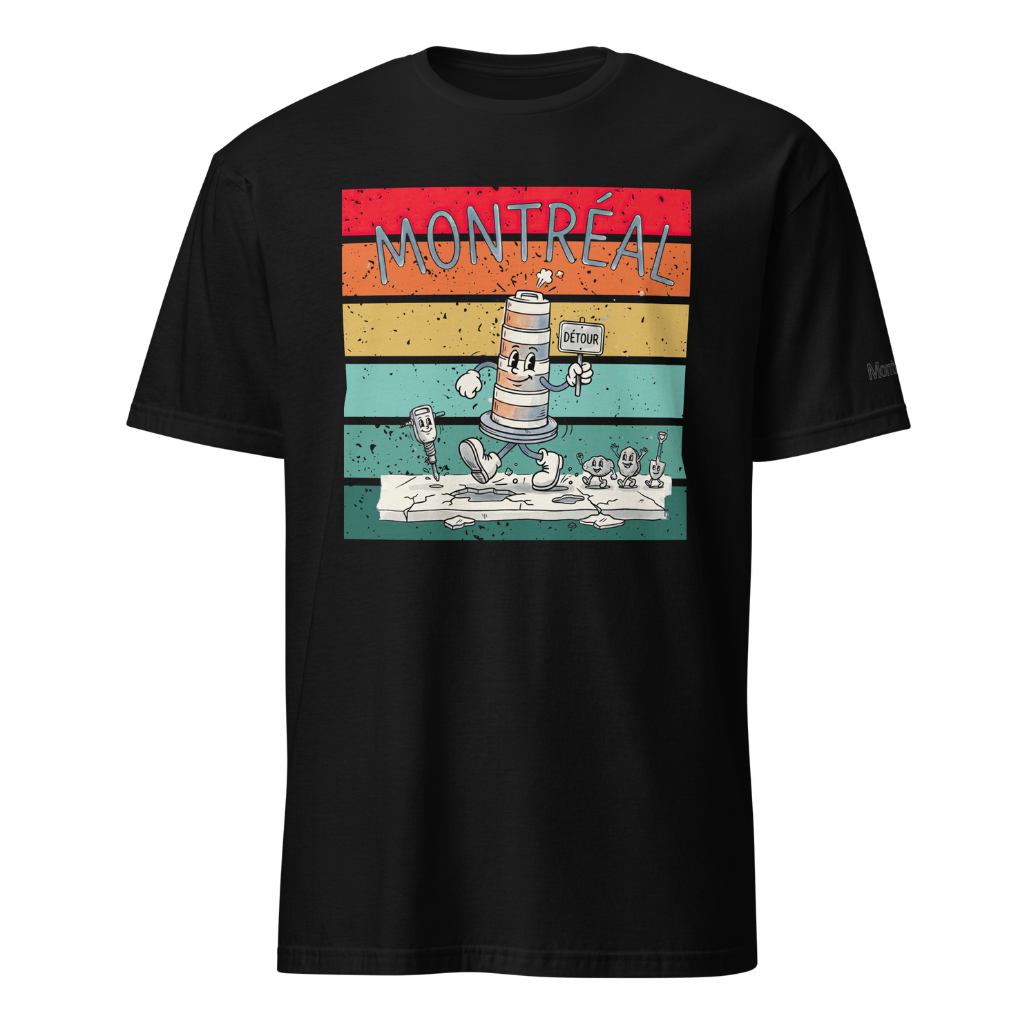 Montreal Traffic Cone Short-Sleeve Unisex T-Shirt