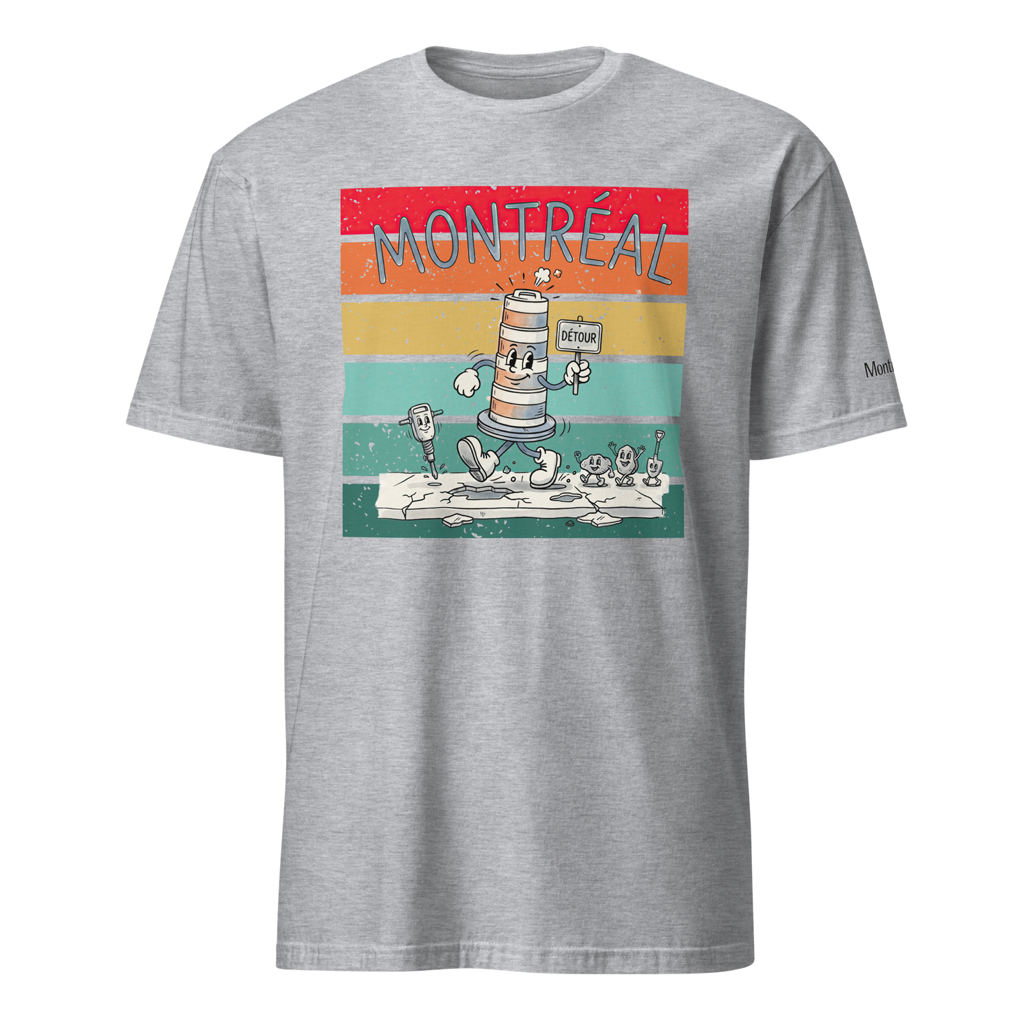 Montreal Traffic Cone Short-Sleeve Unisex T-Shirt