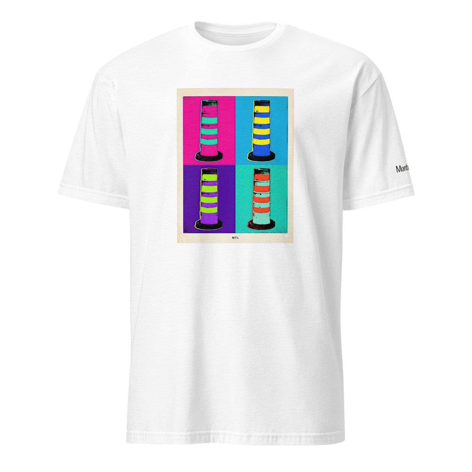 Pop Art Montreal Construction Cones Unisex T-Shirt