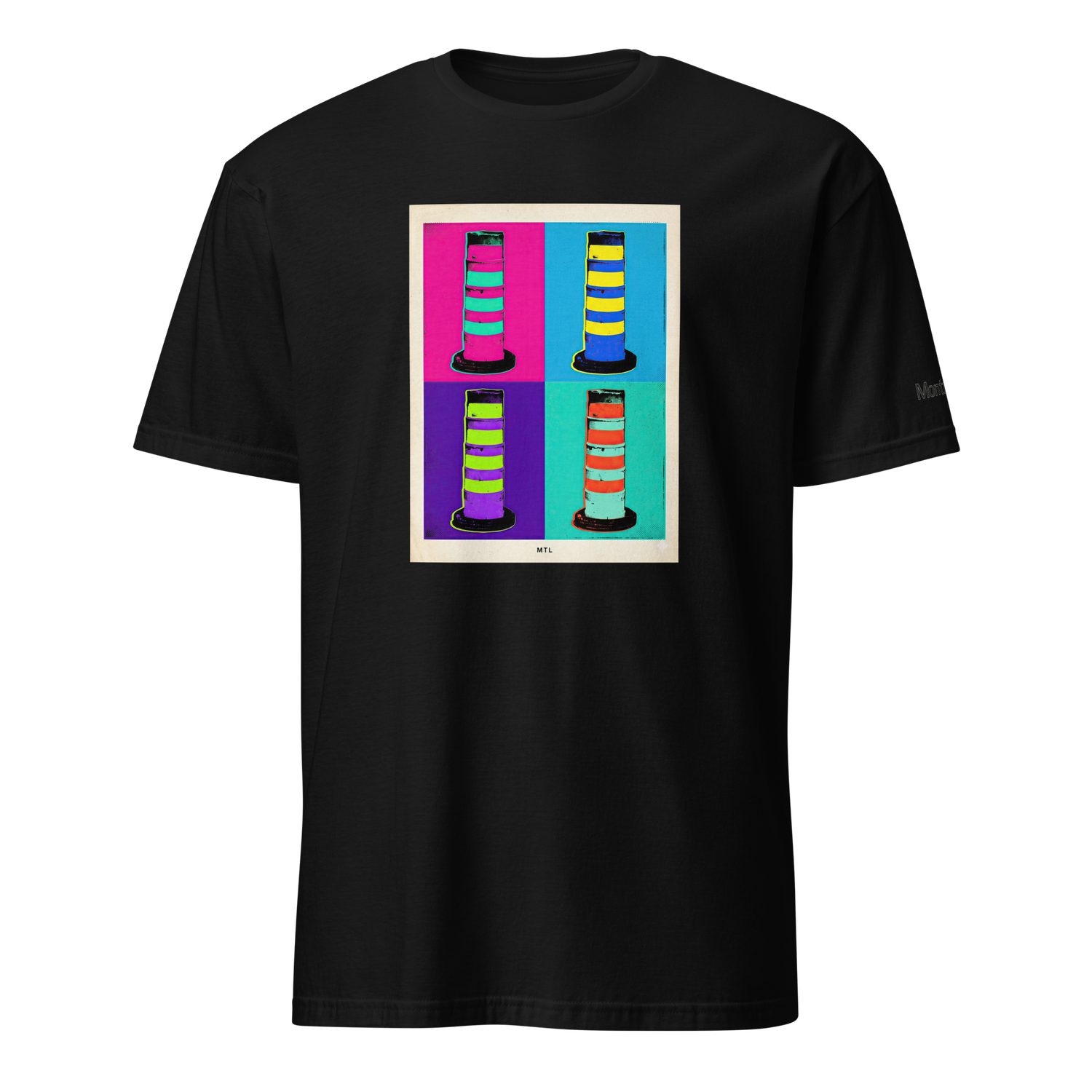 Pop Art Montreal Construction Cones Unisex T-Shirt