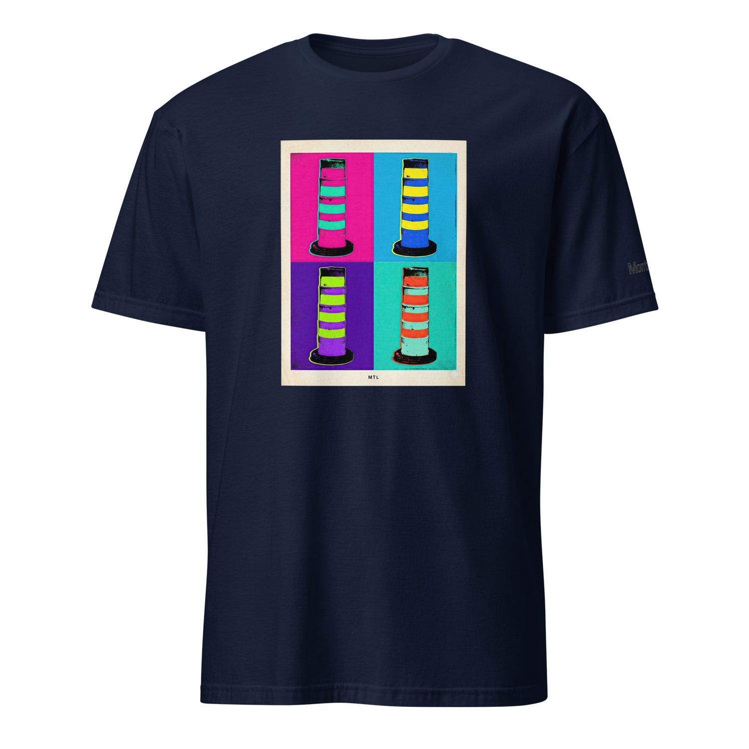 Pop Art Montreal Construction Cones Unisex T-Shirt