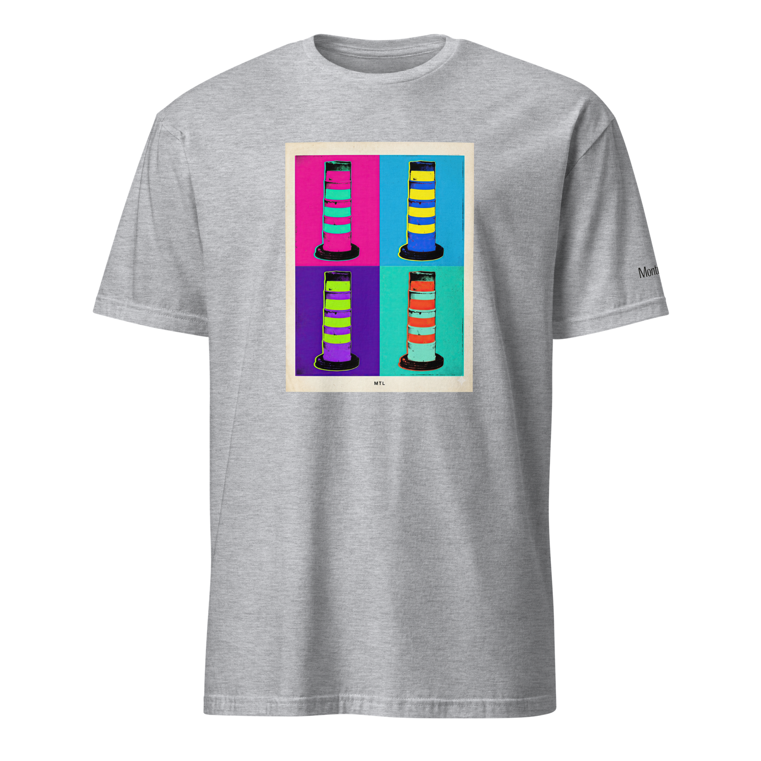 Pop Art Montreal Construction Cones Unisex T-Shirt