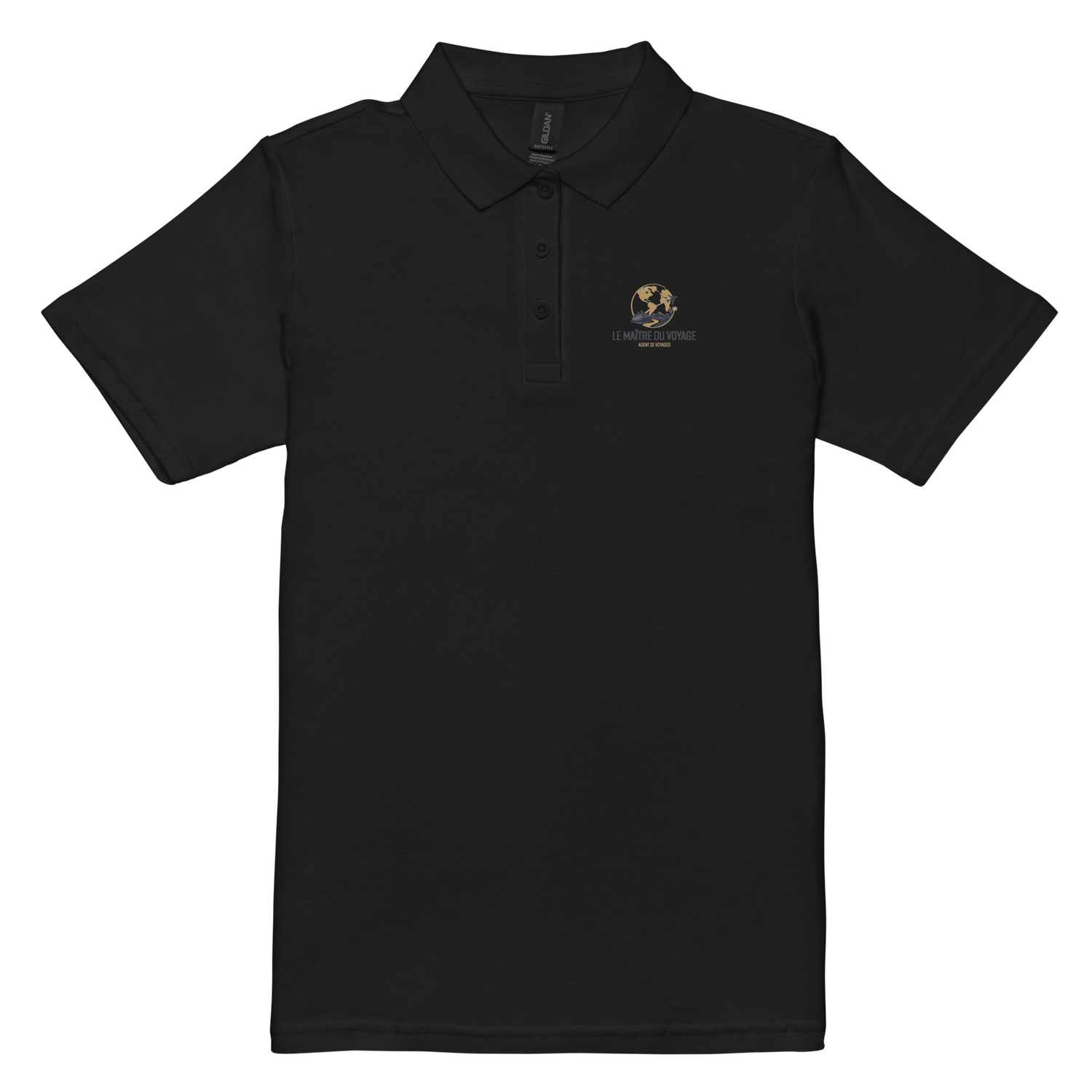 Women’s pique polo shirt "Le Maitre du Voyage"