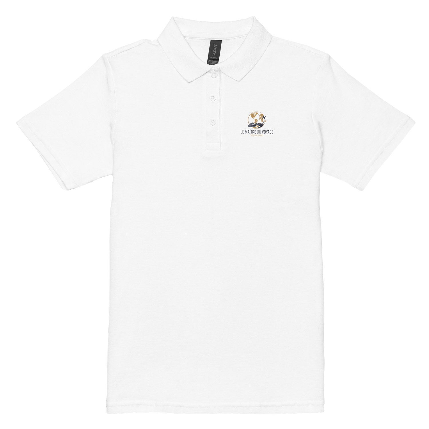 Women’s pique polo shirt "Le Maitre du Voyage"