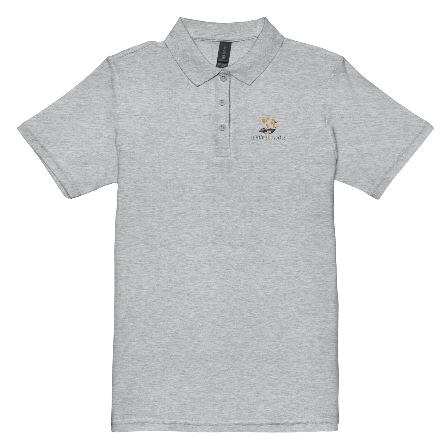 Women’s pique polo shirt "Le Maitre du Voyage"