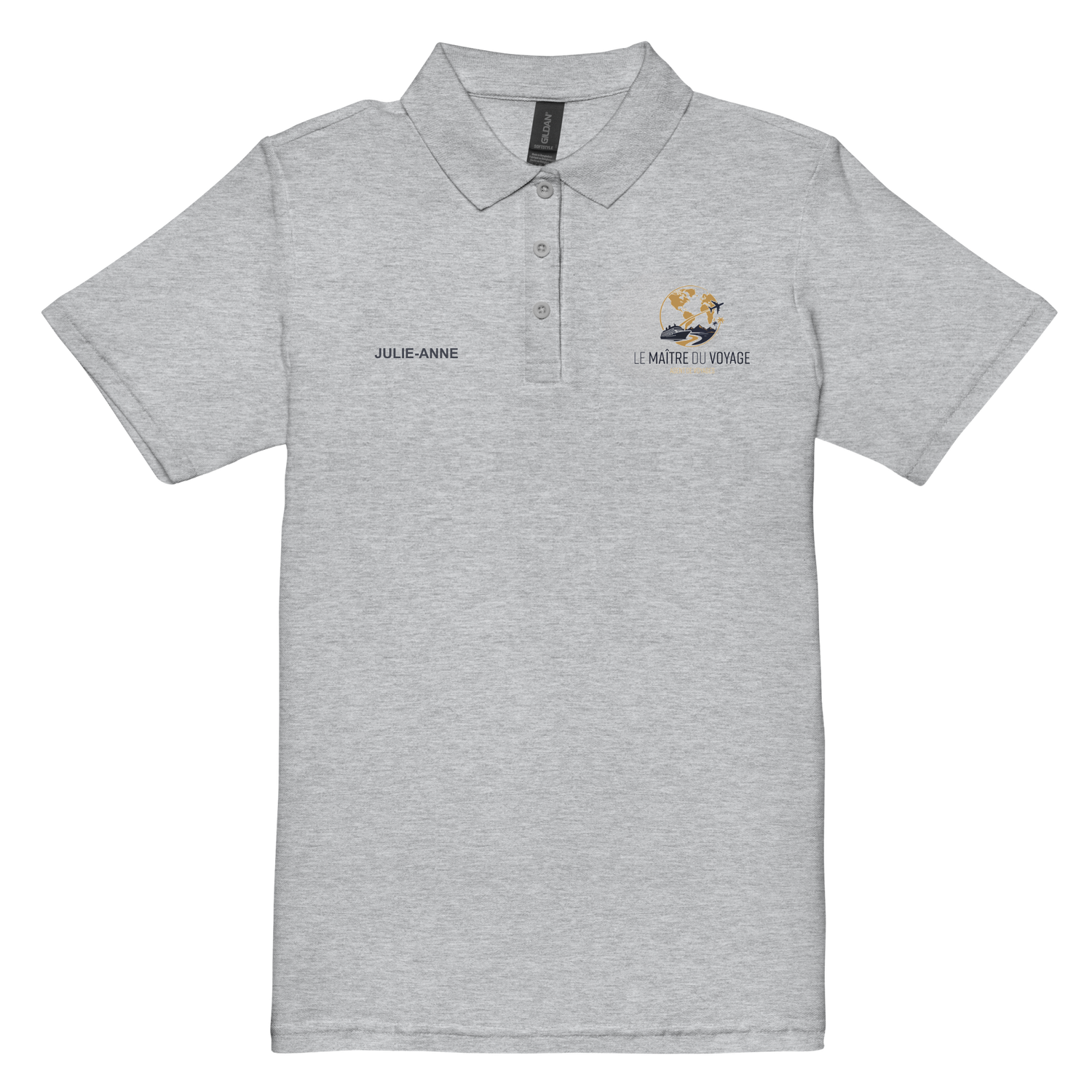 Women’s pique polo shirt *Le Maitre du Voyage*