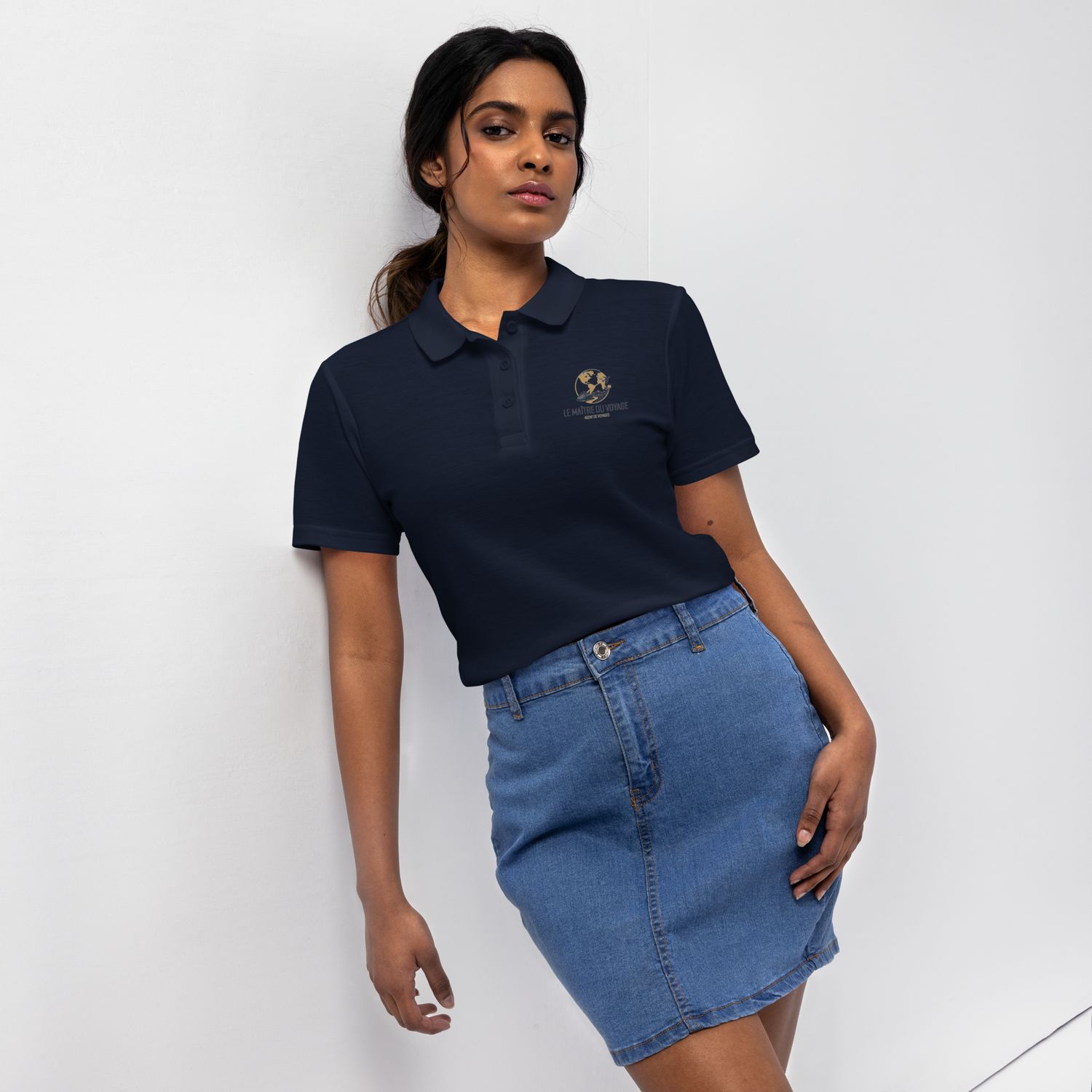 Women’s pique polo shirt *Le Maitre du Voyage*