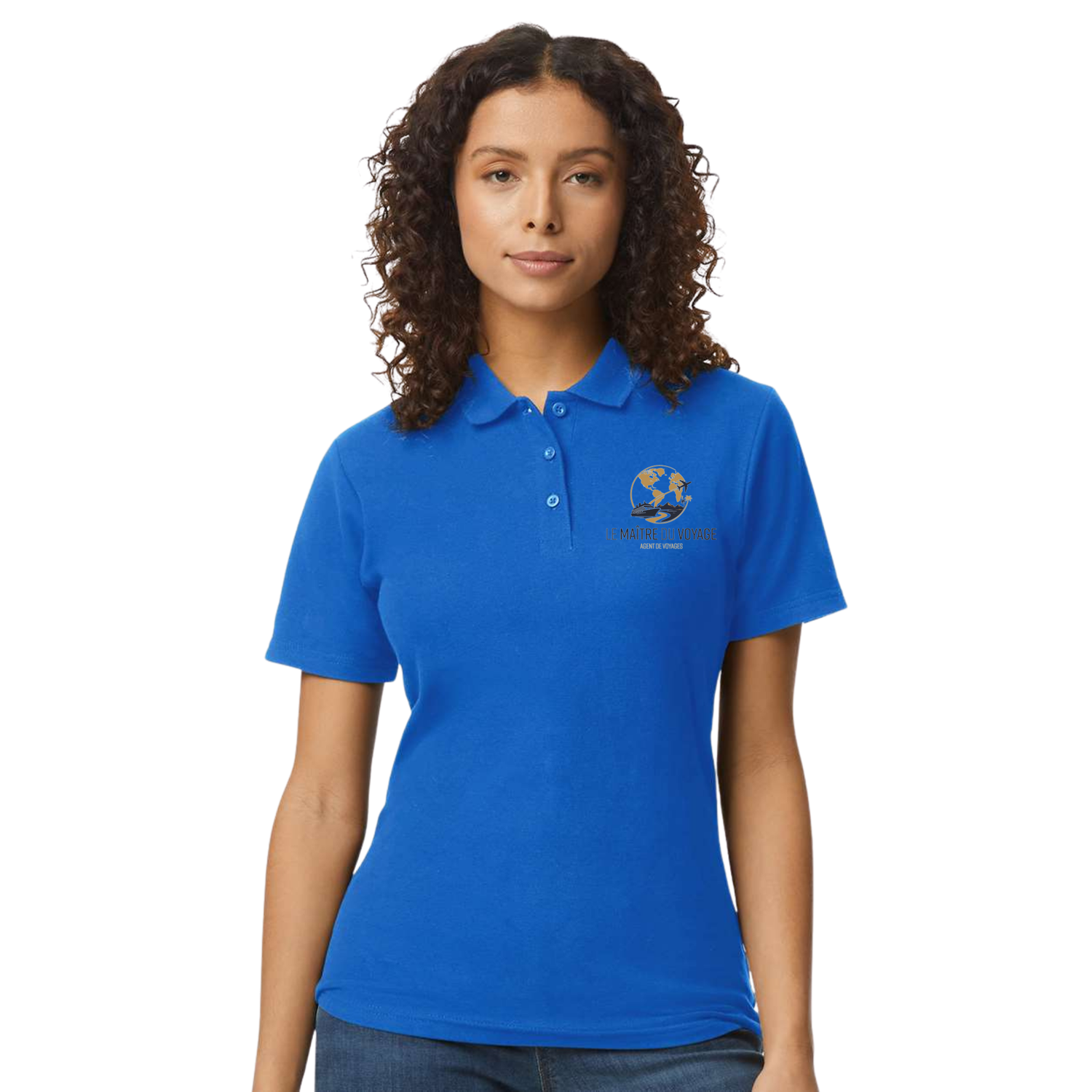 Polo en piqué pour femme *Le Maître du Voyage*