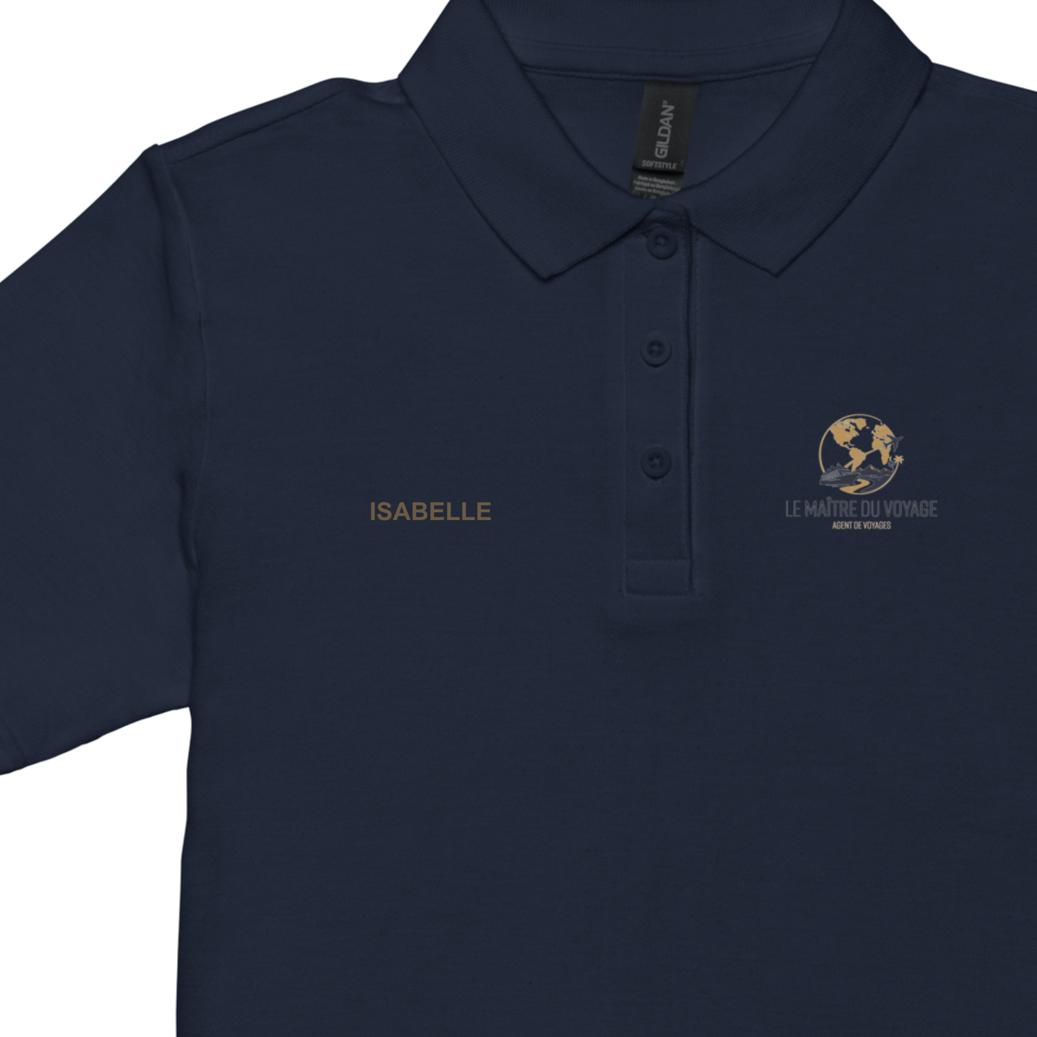 Women’s pique polo shirt *Le Maitre du Voyage*
