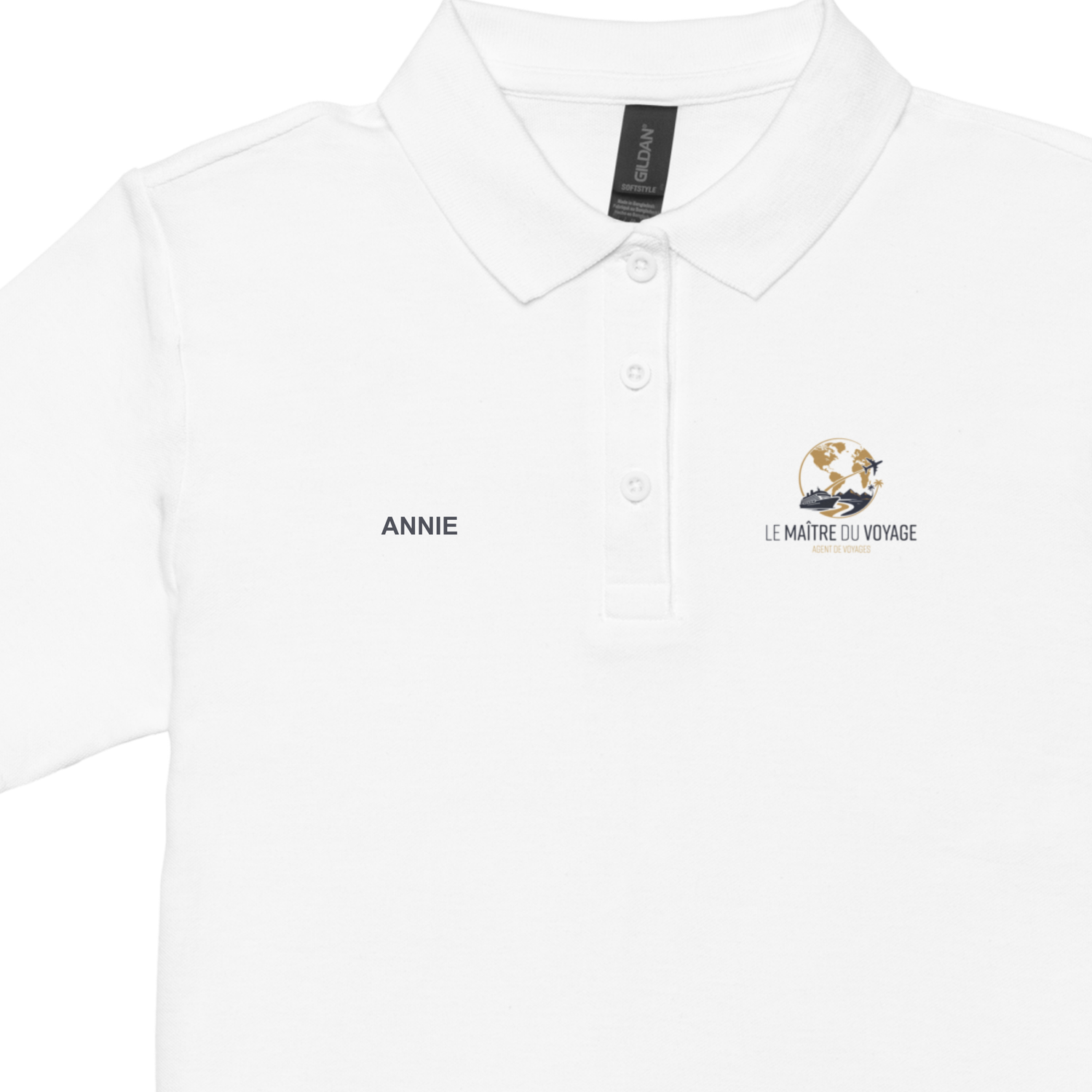 Women’s pique polo shirt *Le Maitre du Voyage*