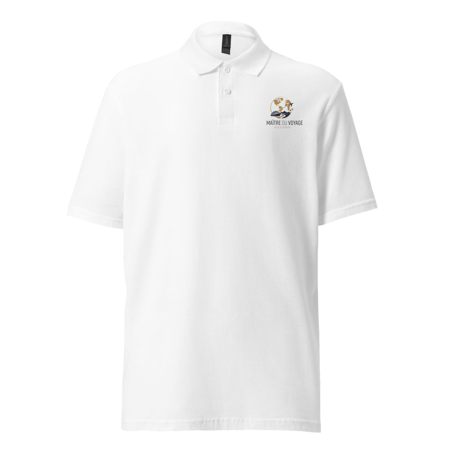 Men's pique polo shirt "Le Maitre du Voyage"