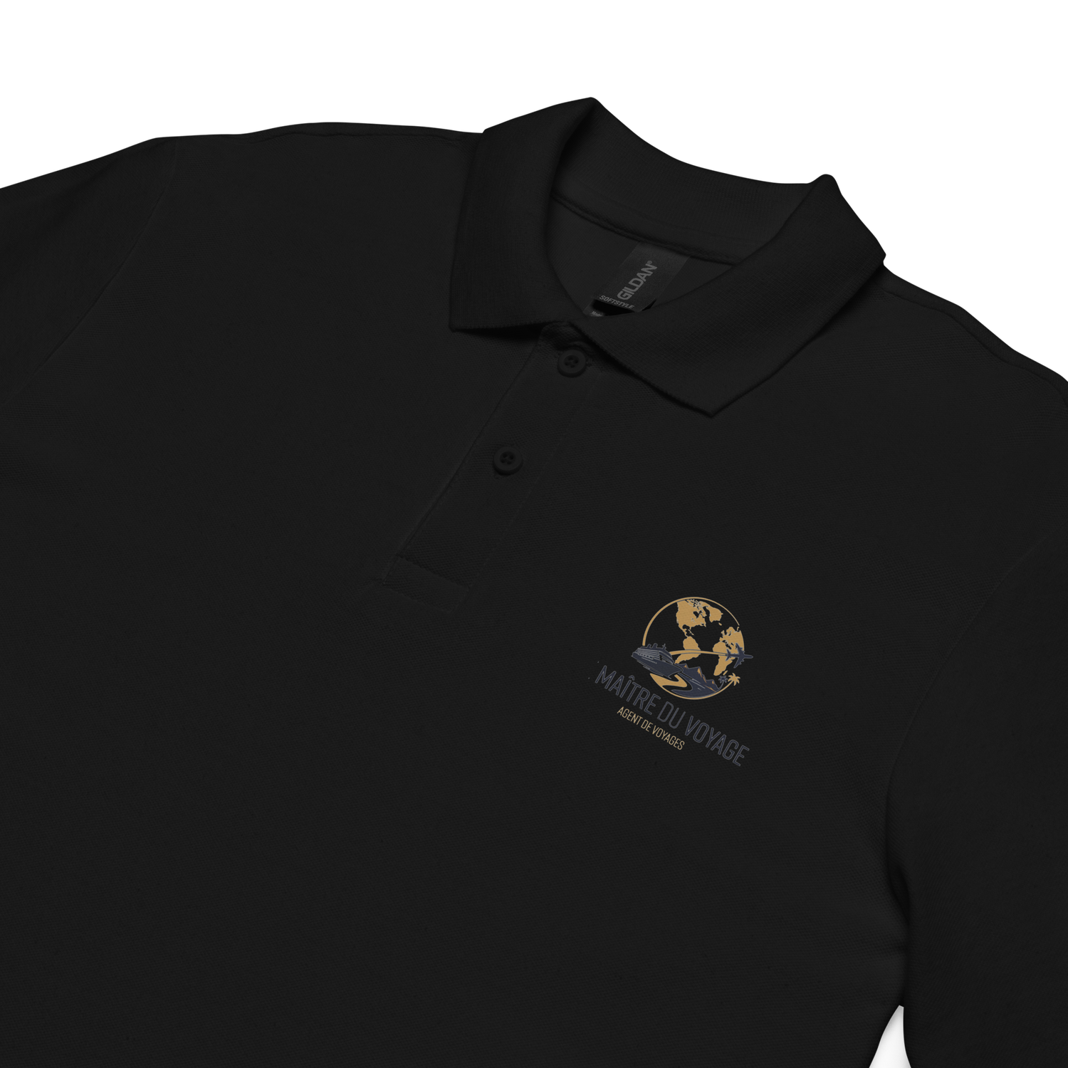 Men's pique polo shirt "Le Maitre du Voyage"