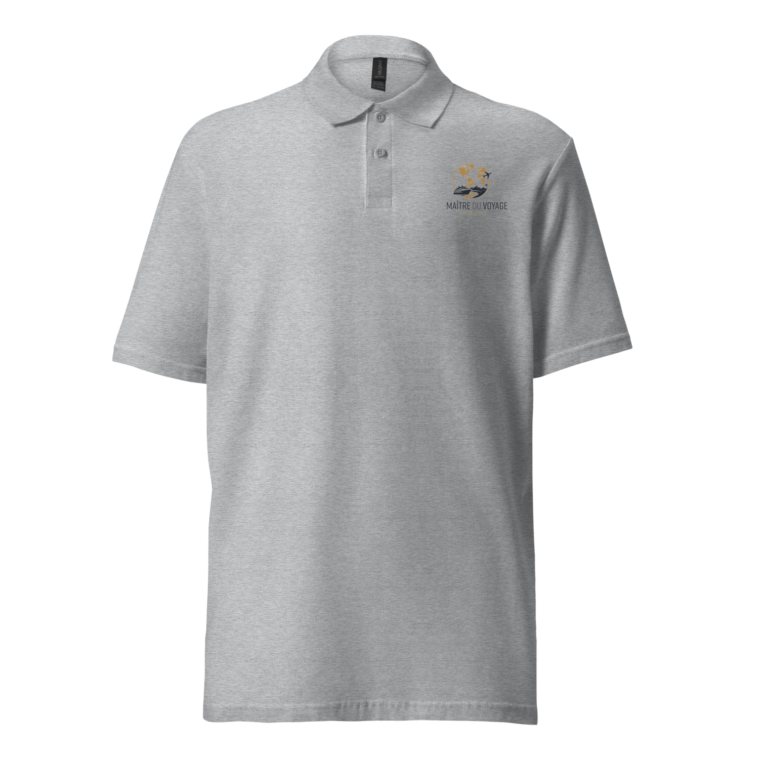 Men's pique polo shirt "Le Maitre du Voyage"