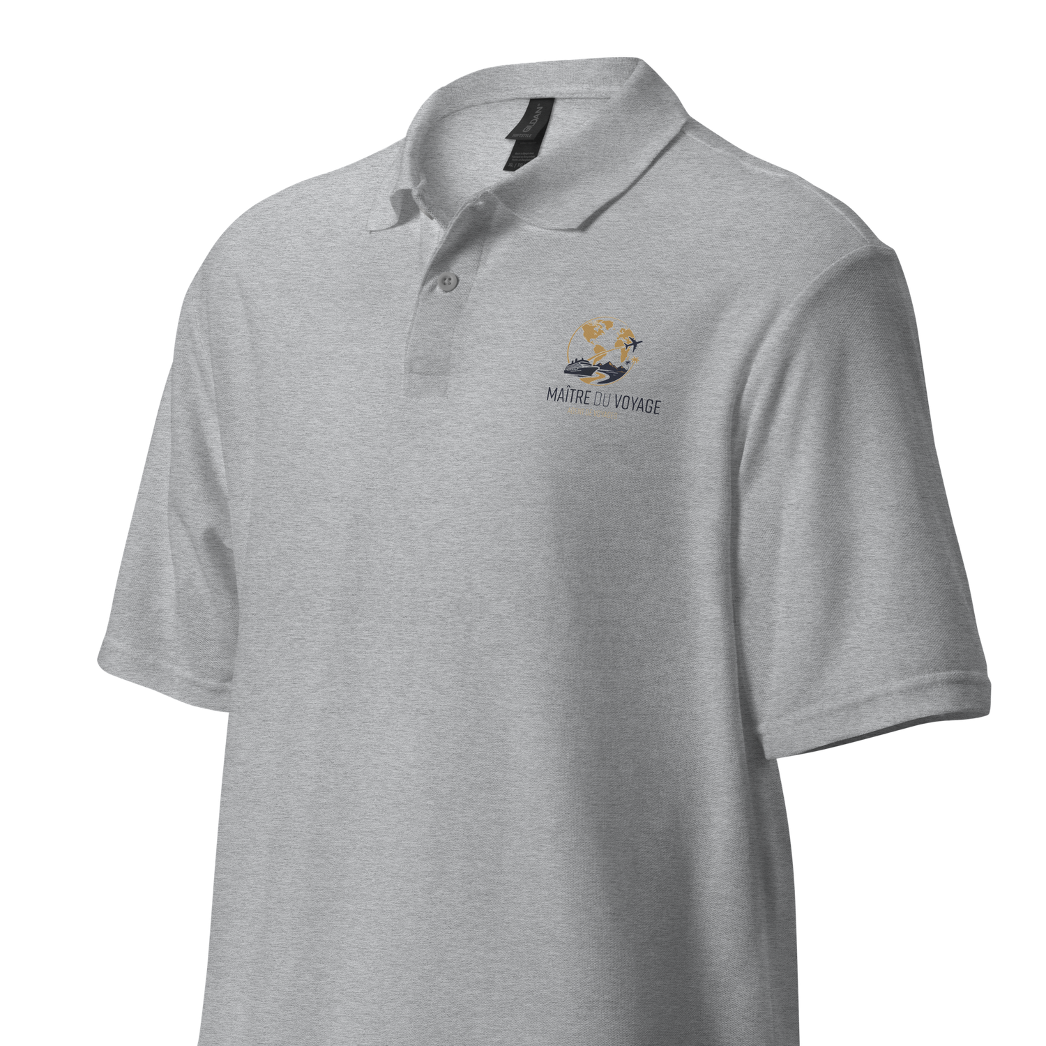 Men's pique polo shirt "Le Maitre du Voyage"