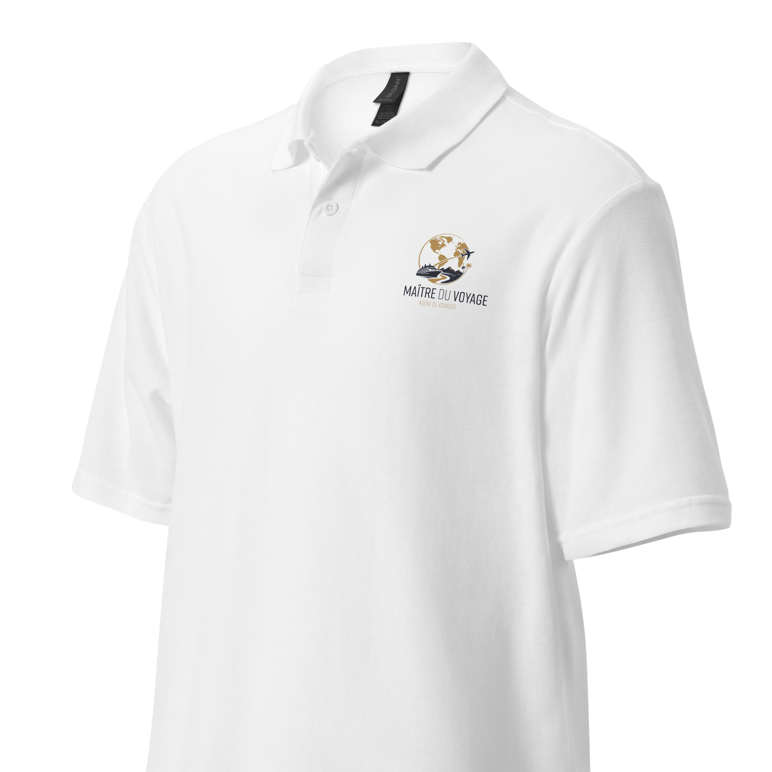Men's pique polo shirt "Le Maitre du Voyage"