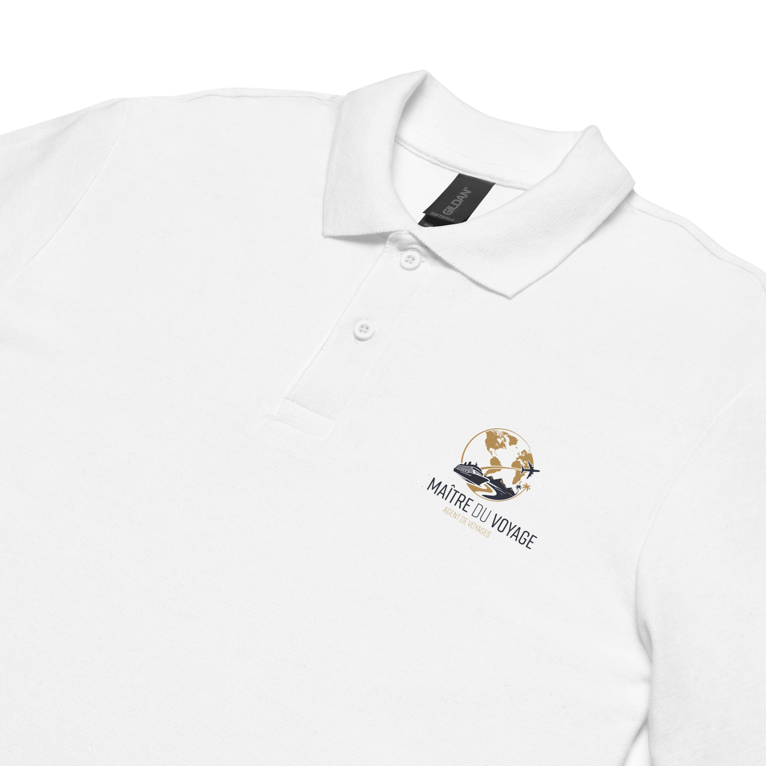 Men's pique polo shirt "Le Maitre du Voyage"