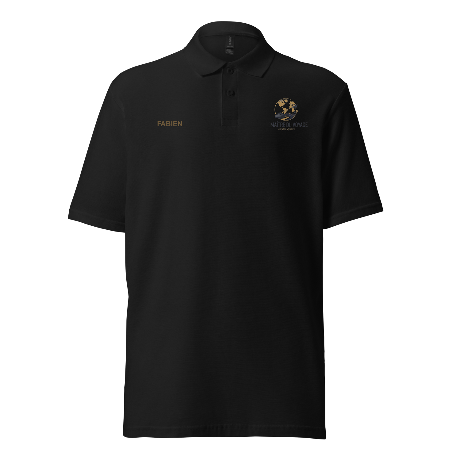Men's pique polo shirt *Le Maitre du Voyage*