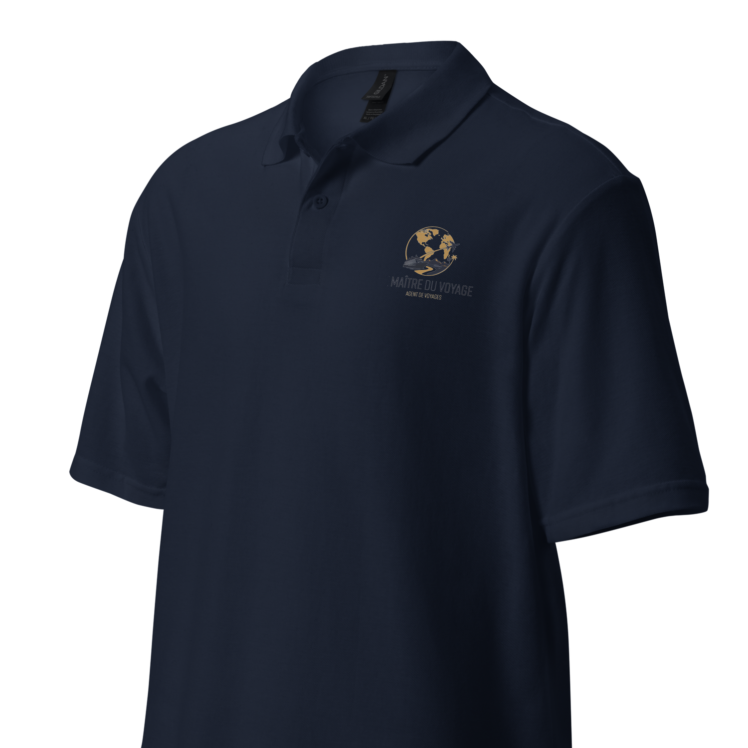 Men's pique polo shirt *Le Maitre du Voyage*