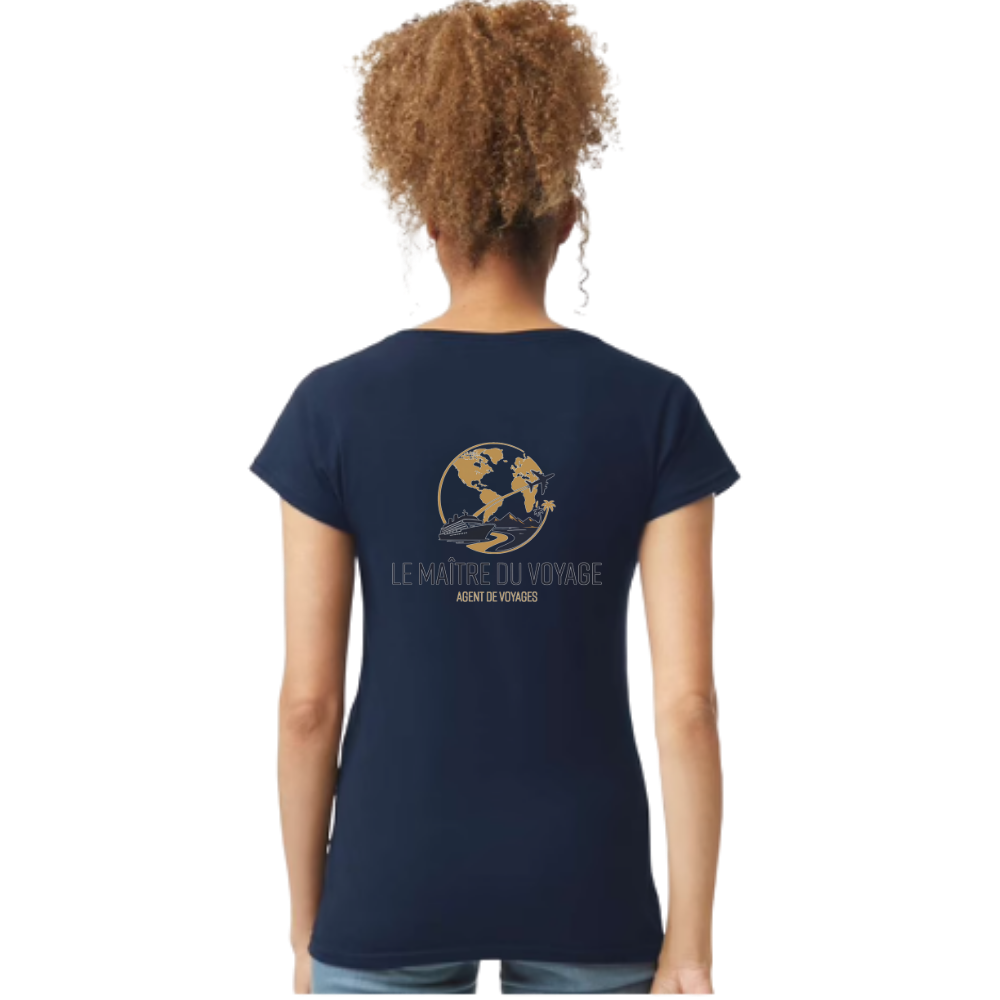 Ladies' Softstyle V-Neck Cotton T-Shirt