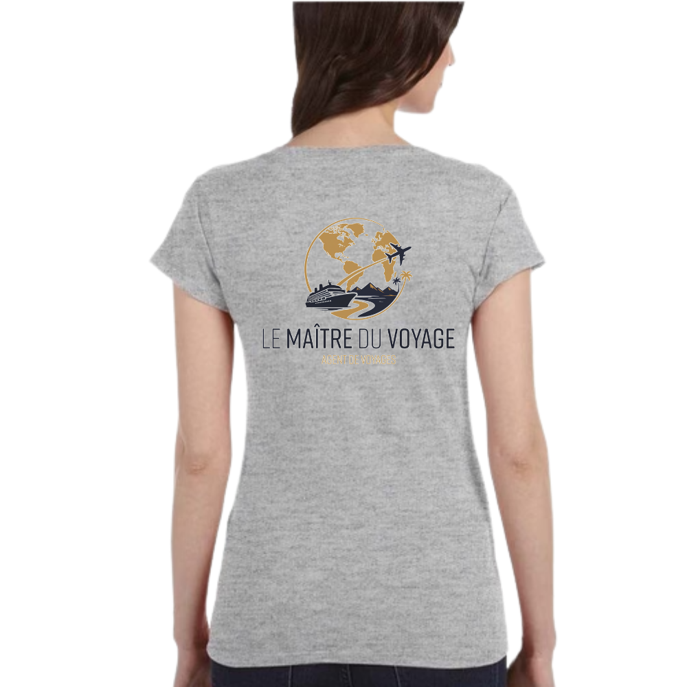 Ladies' Softstyle V-Neck Cotton T-Shirt